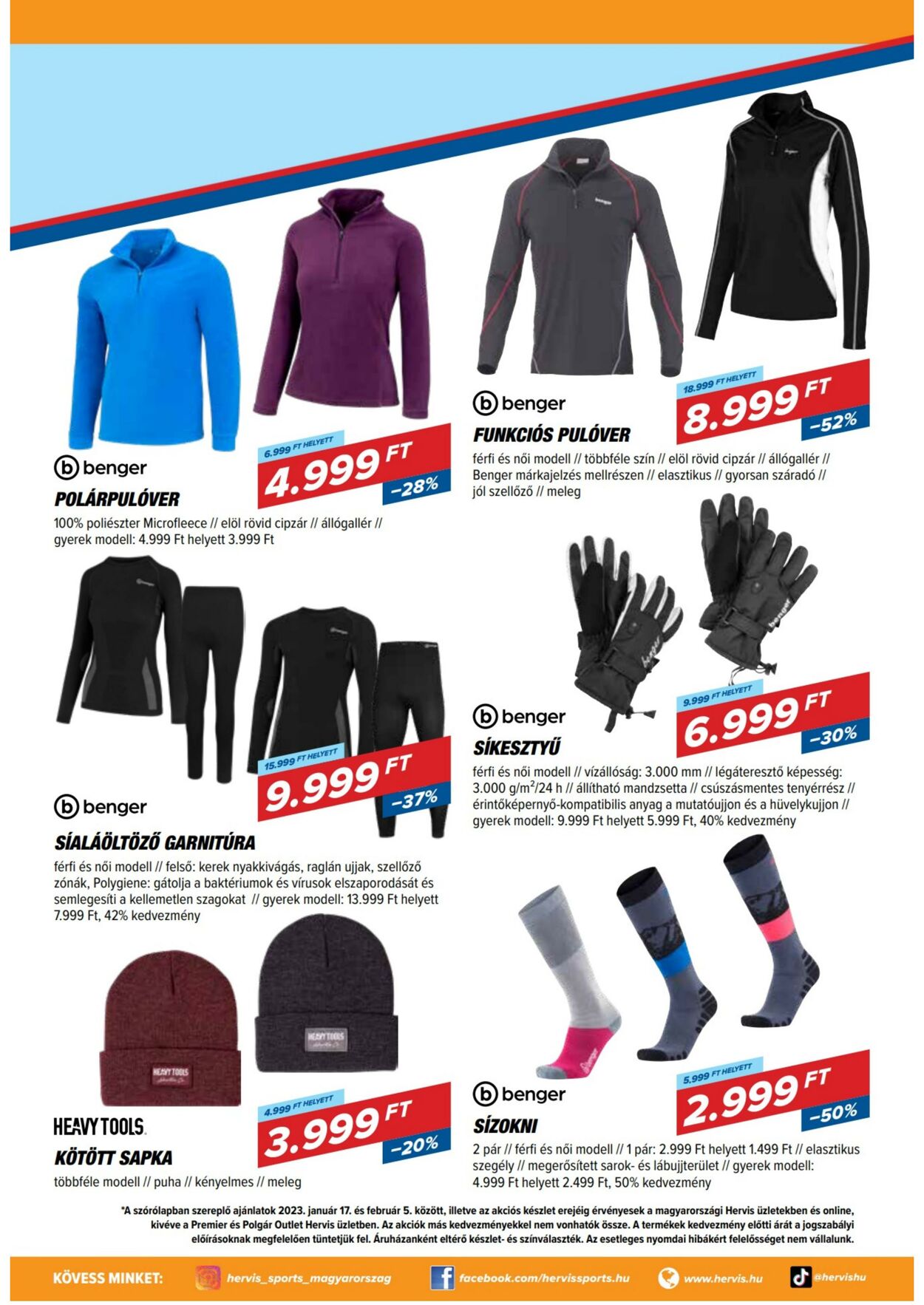 Flyer Hervis Sports 17.01.2023 - 05.02.2023