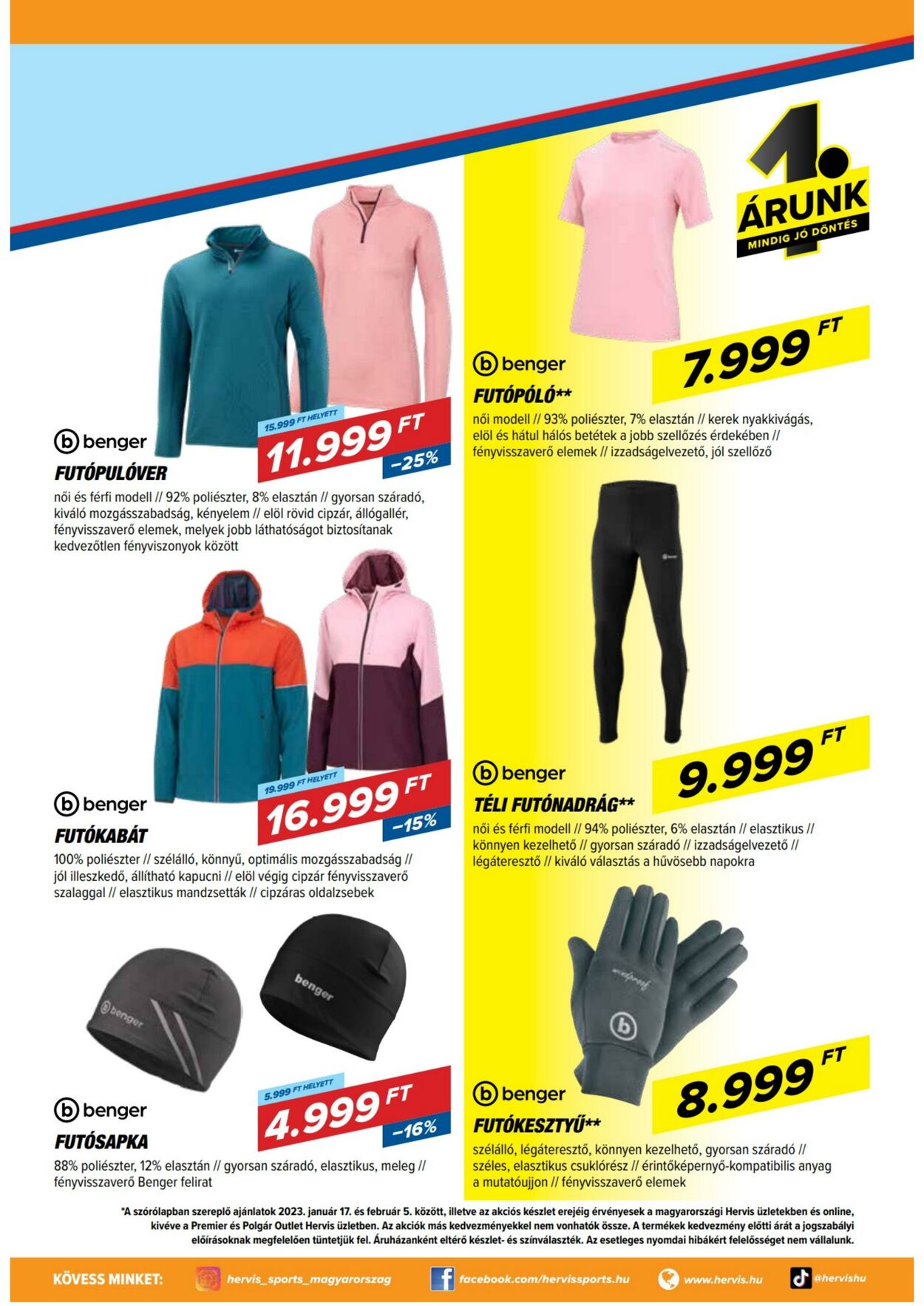 Flyer Hervis Sports 17.01.2023 - 05.02.2023