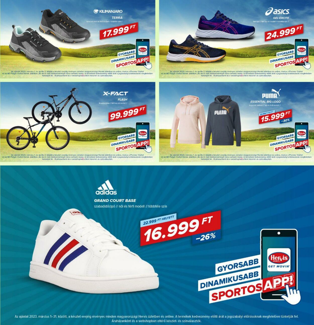 Flyer Hervis Sports 21.03.2023 - 03.04.2023