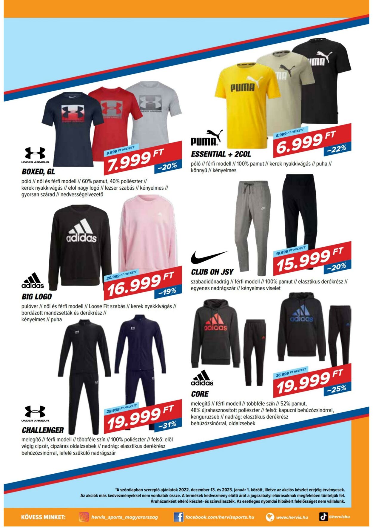 Flyer Hervis Sports 12.12.2022 - 01.01.2023