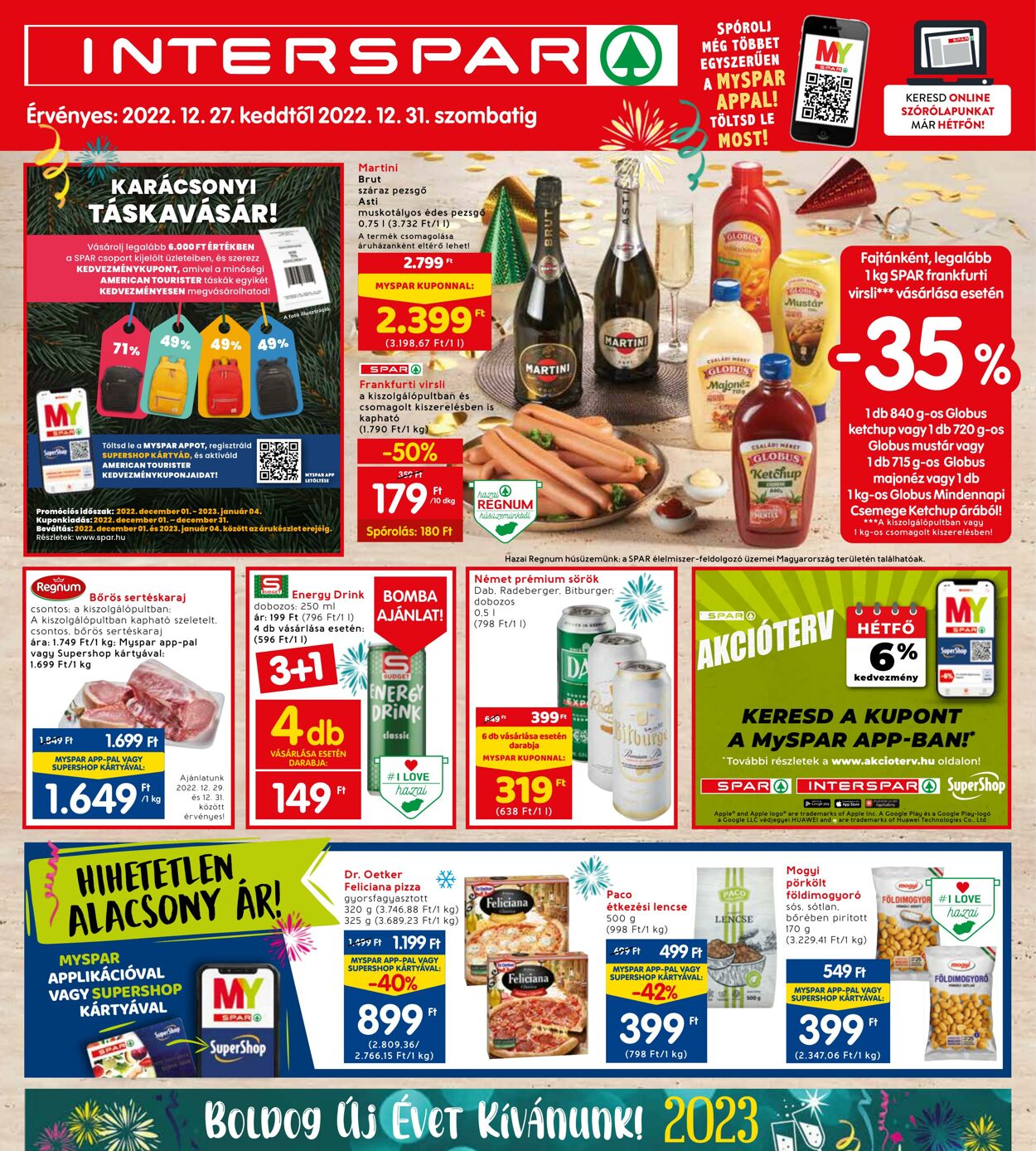 Flyer Interspar 27.12.2022 - 31.12.2022