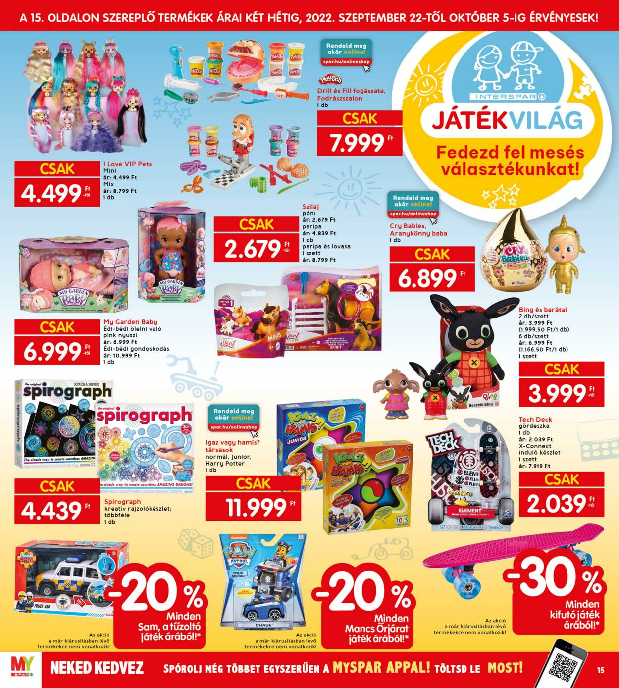 Flyer Interspar 22.09.2022 - 28.09.2022