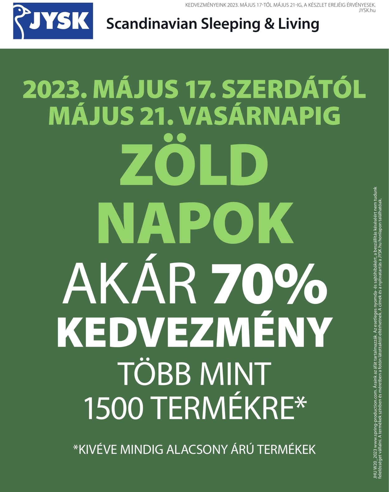 Flyer Jysk 17.05.2023 - 20.06.2023