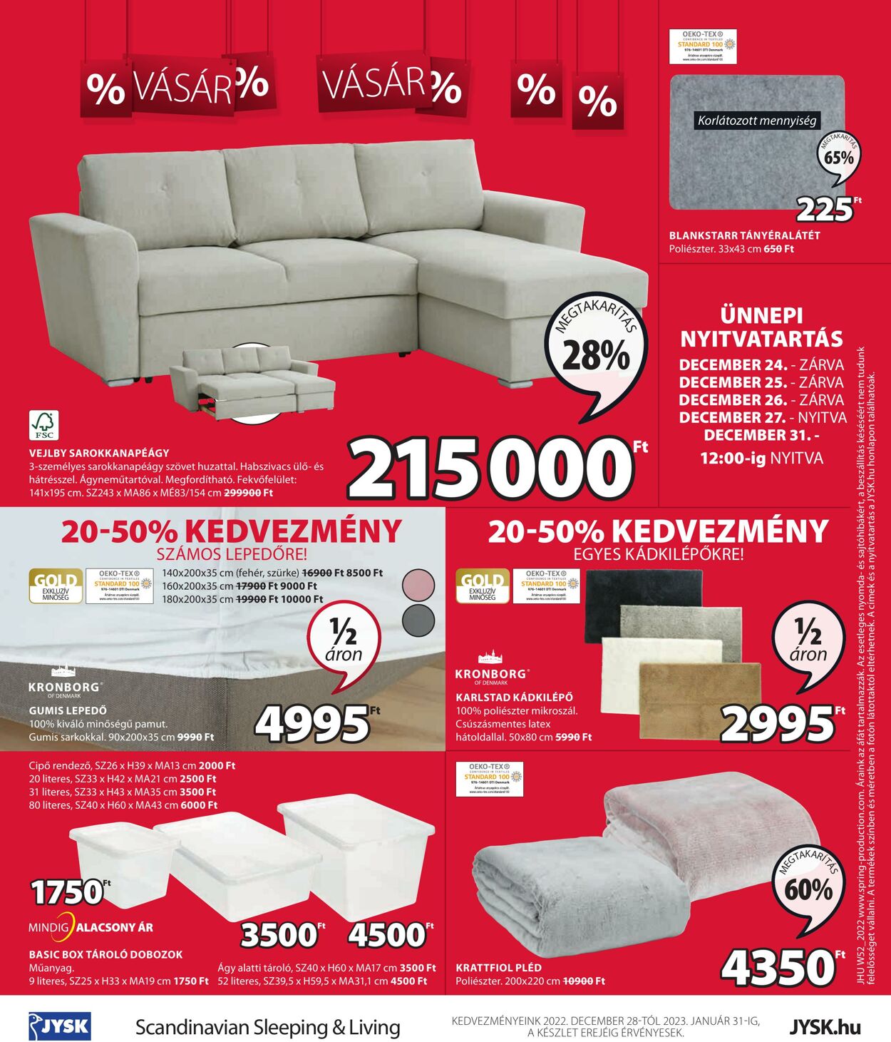 Flyer Jysk 28.12.2022 - 31.01.2023