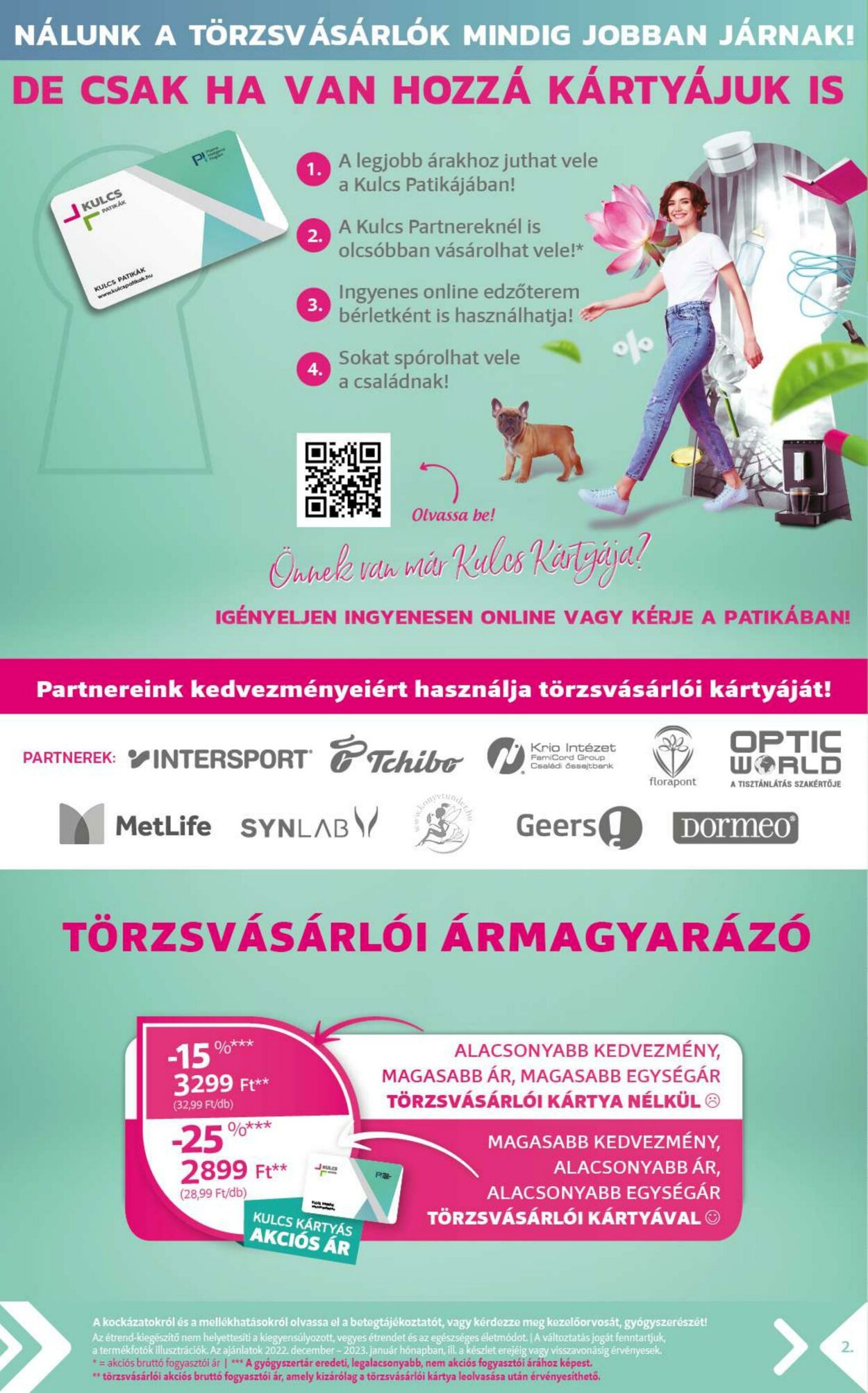 Flyer Kulcs Patikák 01.01.2023 - 31.01.2023