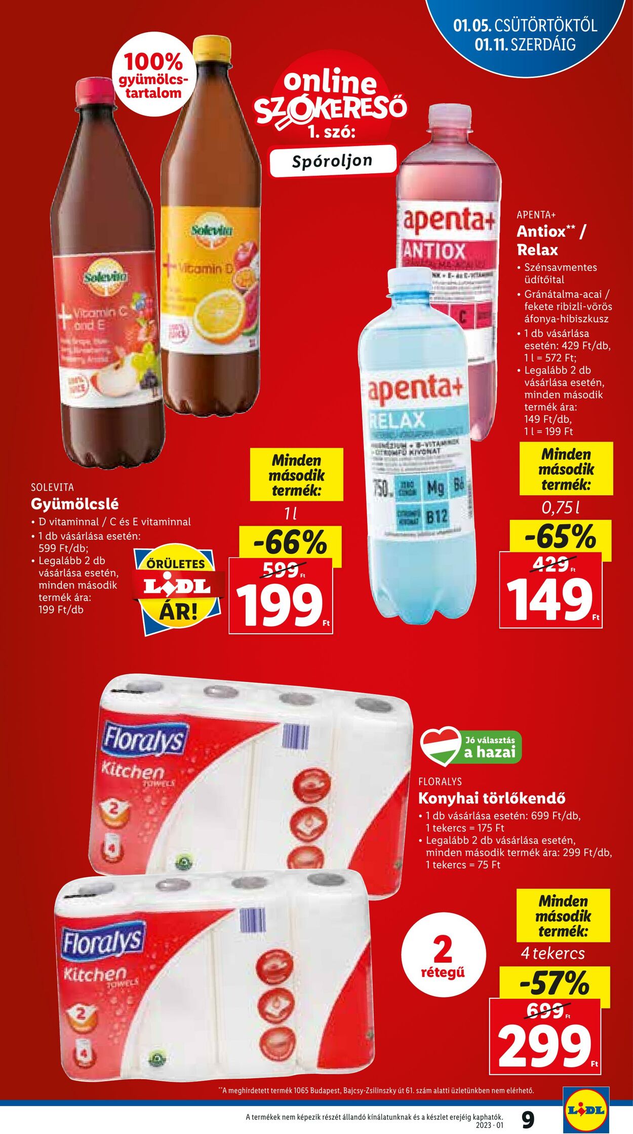 Flyer Lidl 05.01.2022 - 11.01.2023