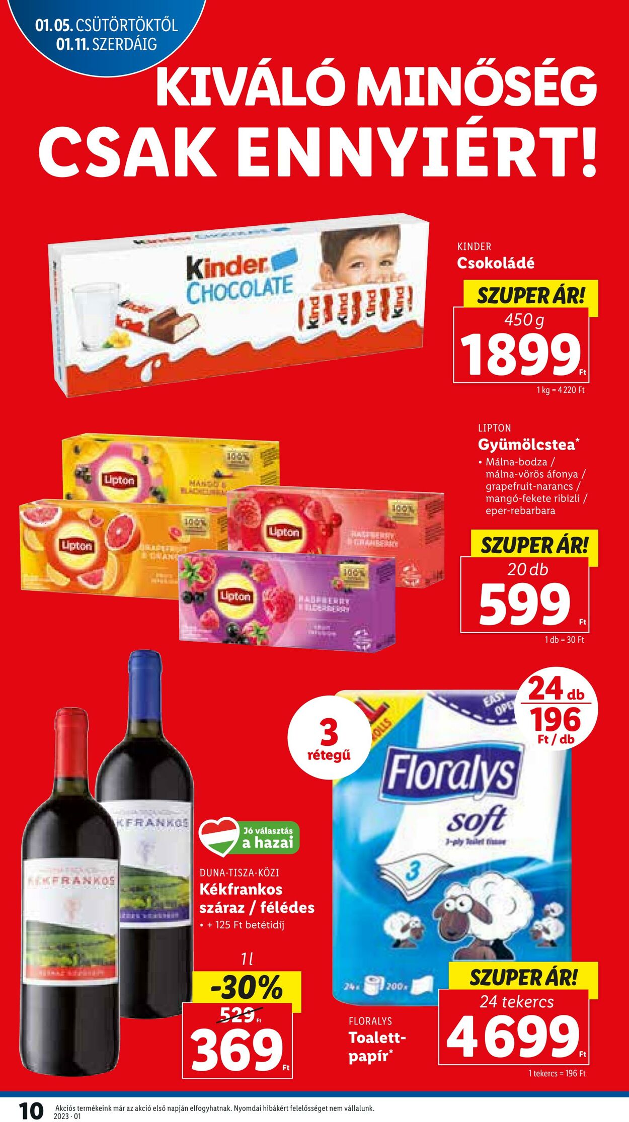 Flyer Lidl 05.01.2022 - 11.01.2023