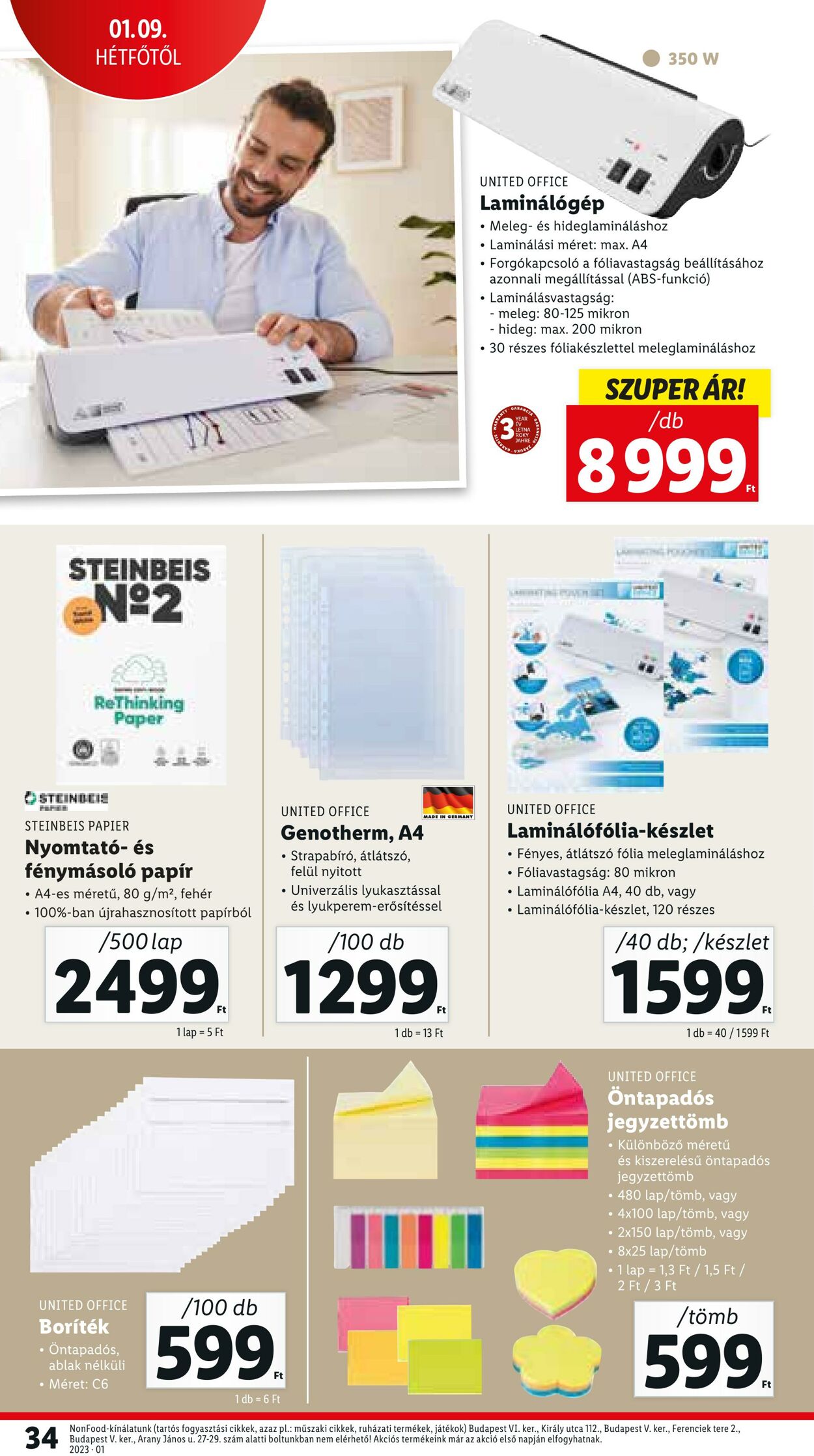 Flyer Lidl 05.01.2022 - 11.01.2023