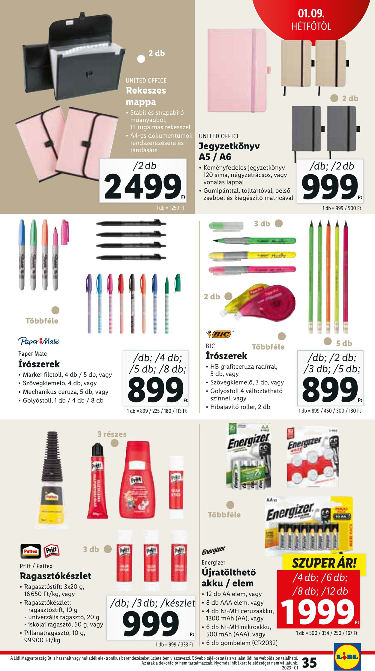 Flyer Lidl 05.01.2022 - 11.01.2023