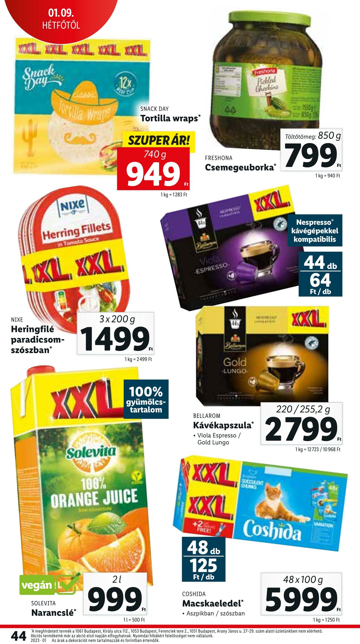 Flyer Lidl 05.01.2022 - 11.01.2023