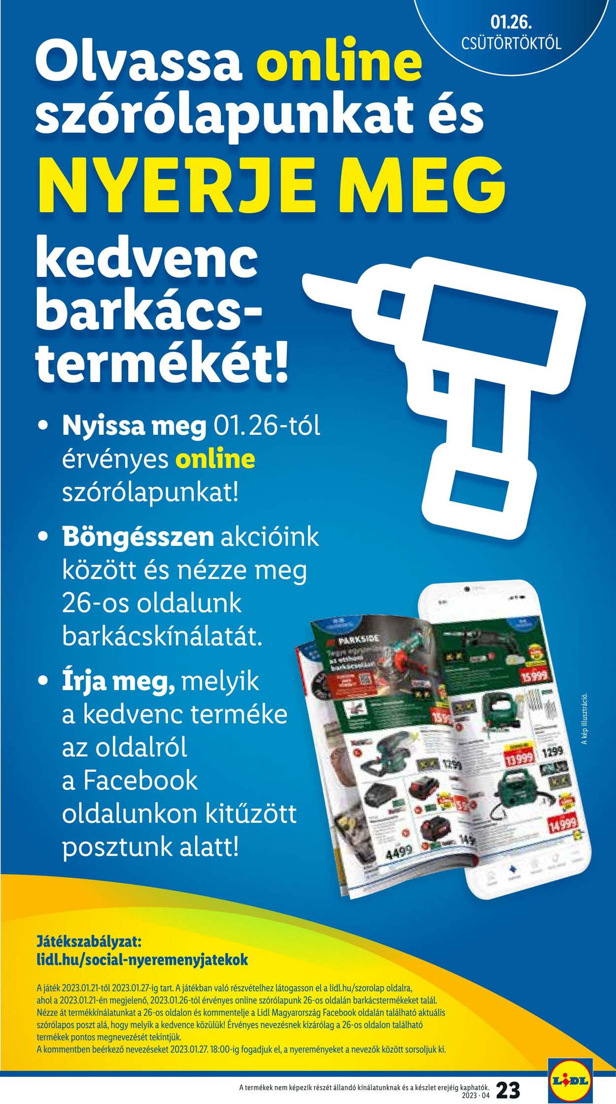 Flyer Lidl 26.01.2023 - 01.02.2023