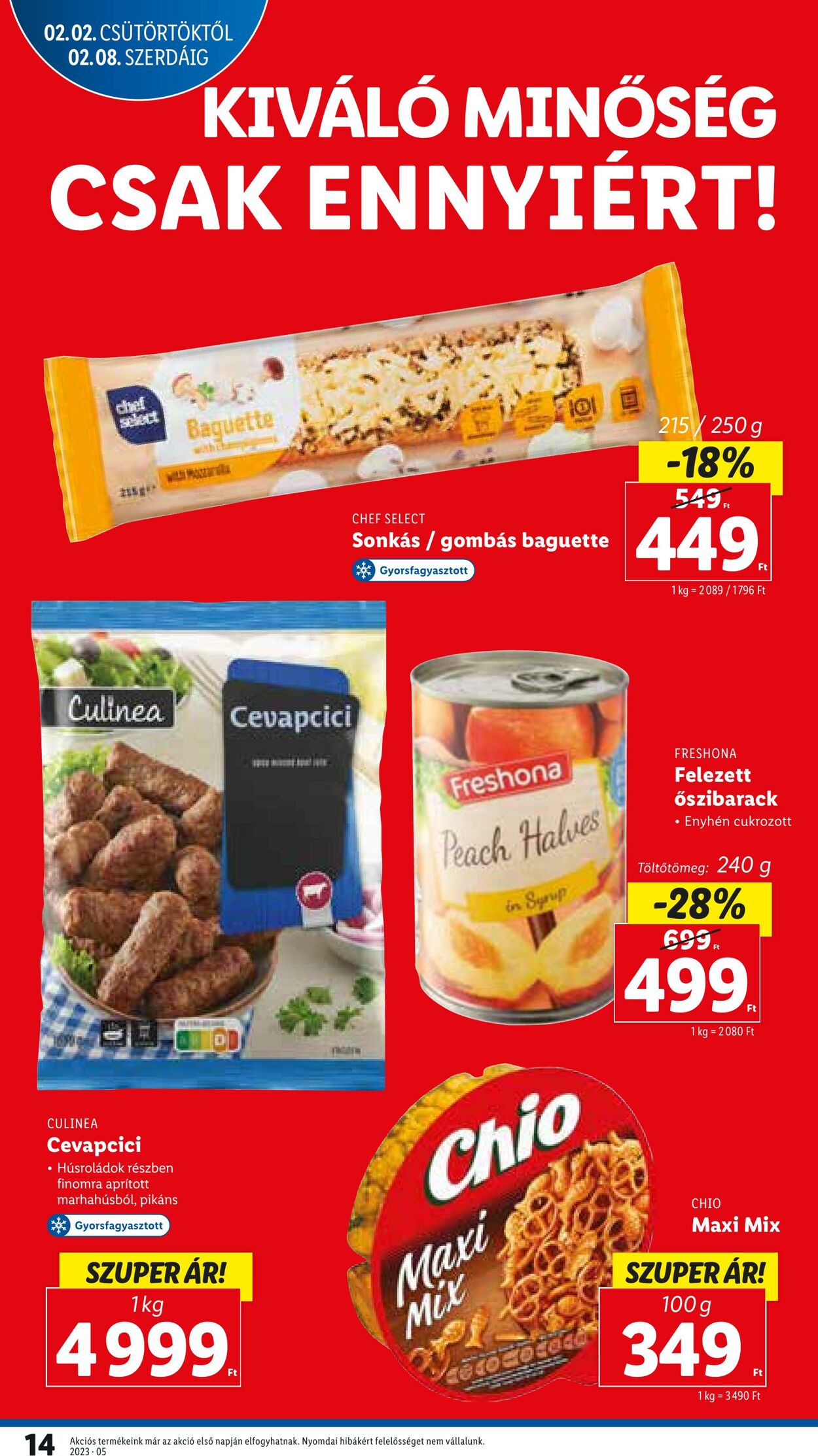 Flyer Lidl 02.02.2023 - 08.02.2023