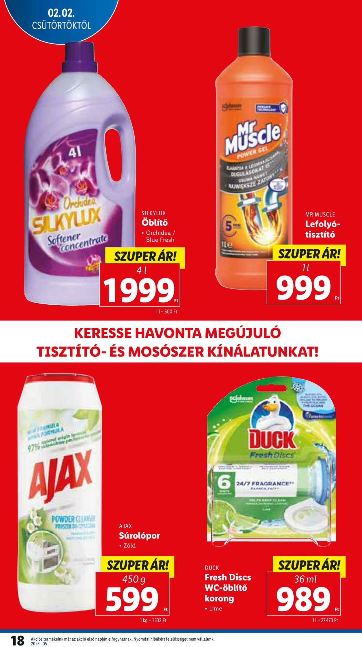 Flyer Lidl 02.02.2023 - 08.02.2023