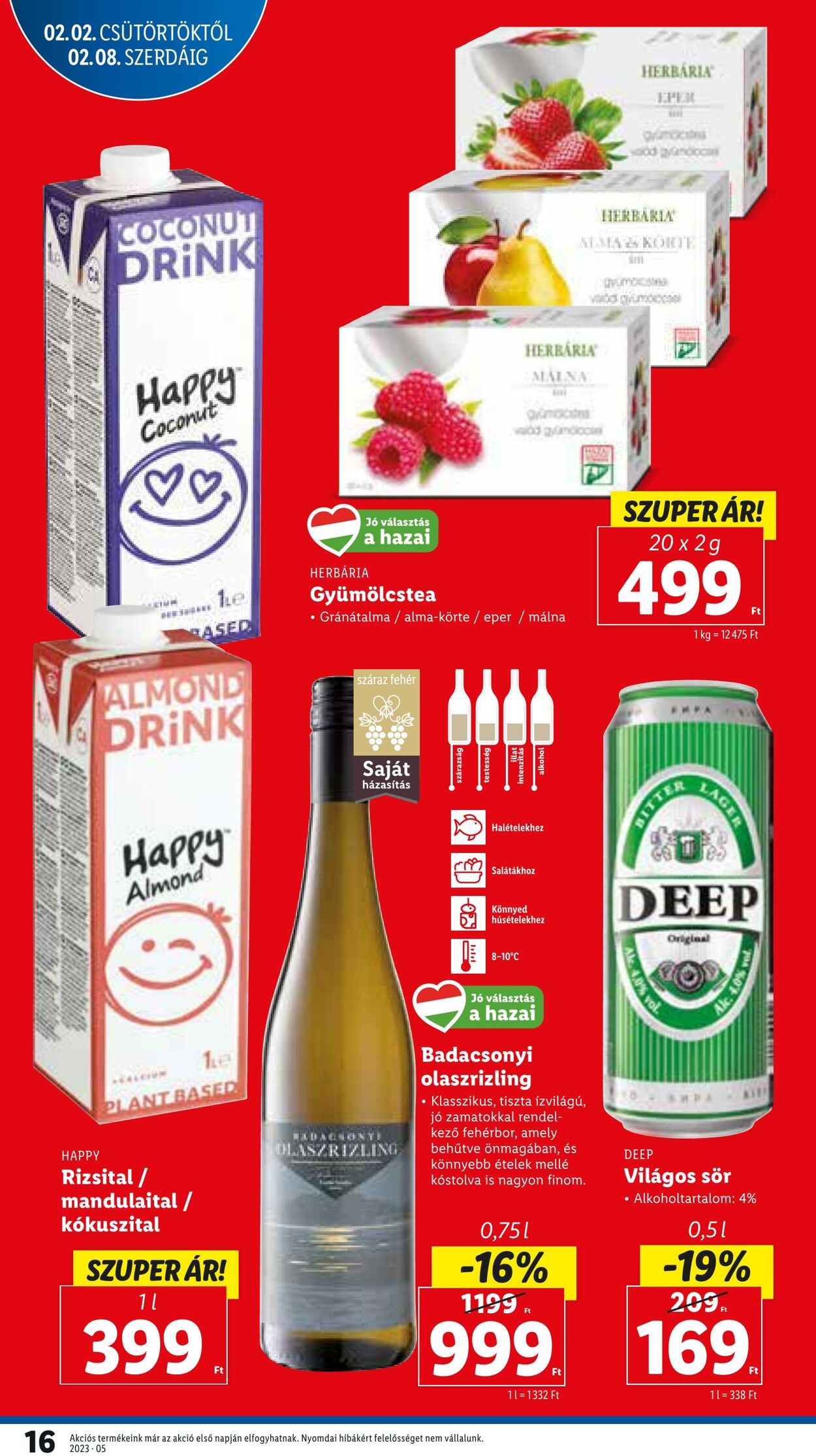 Flyer Lidl 02.02.2023 - 08.02.2023