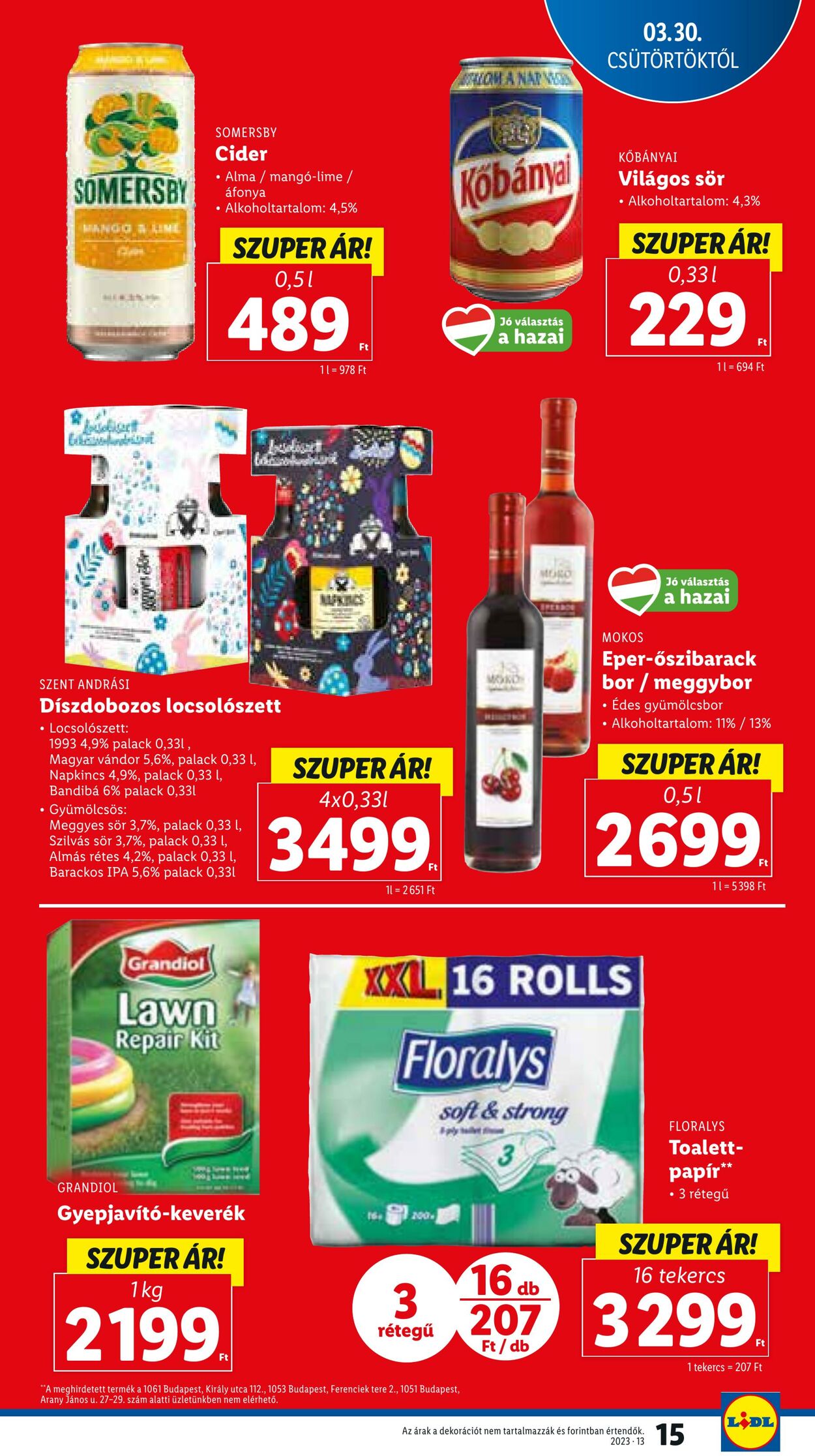 Flyer Lidl 30.03.2023 - 04.04.2023