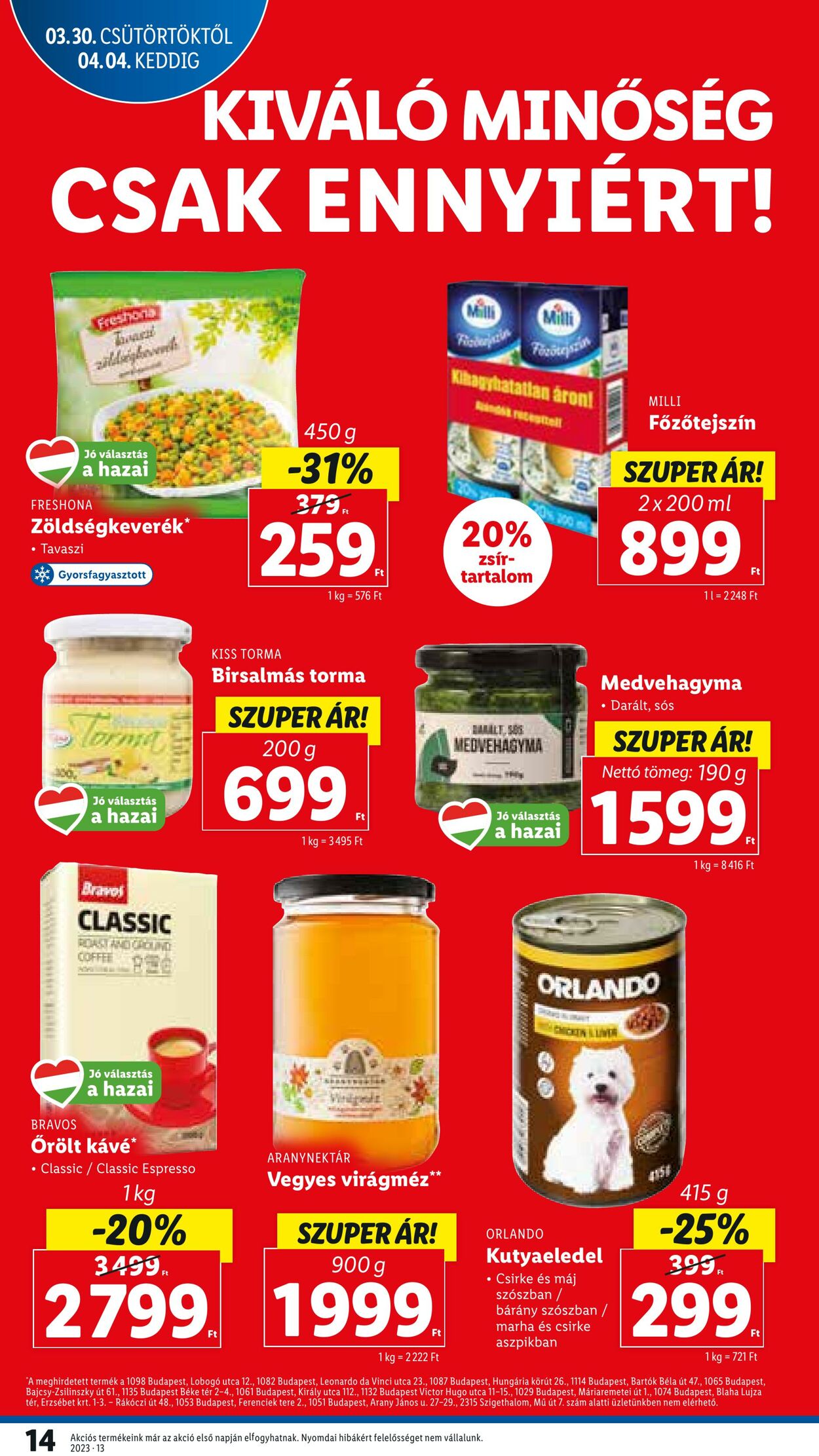 Flyer Lidl 30.03.2023 - 04.04.2023