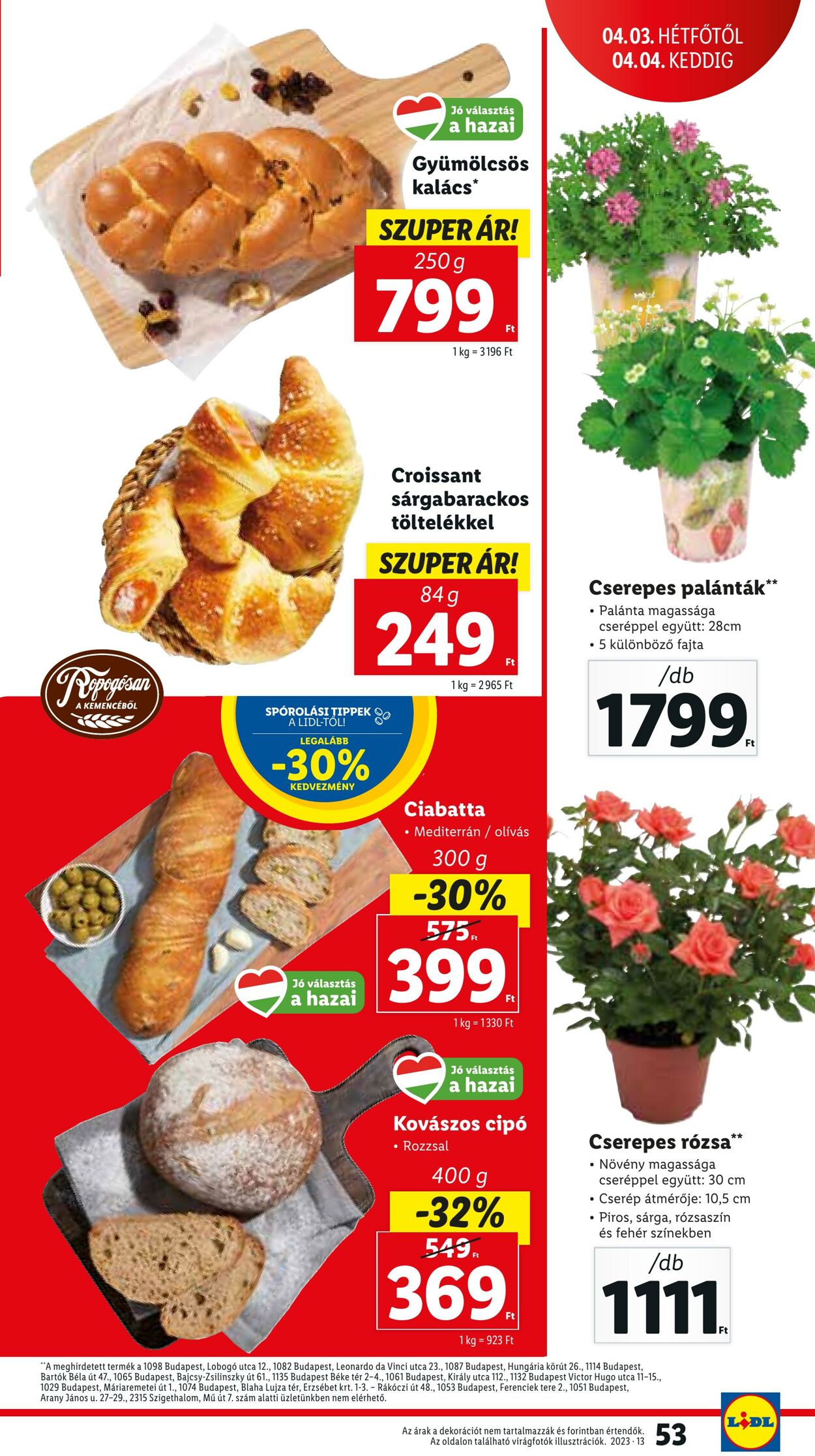 Flyer Lidl 30.03.2023 - 04.04.2023