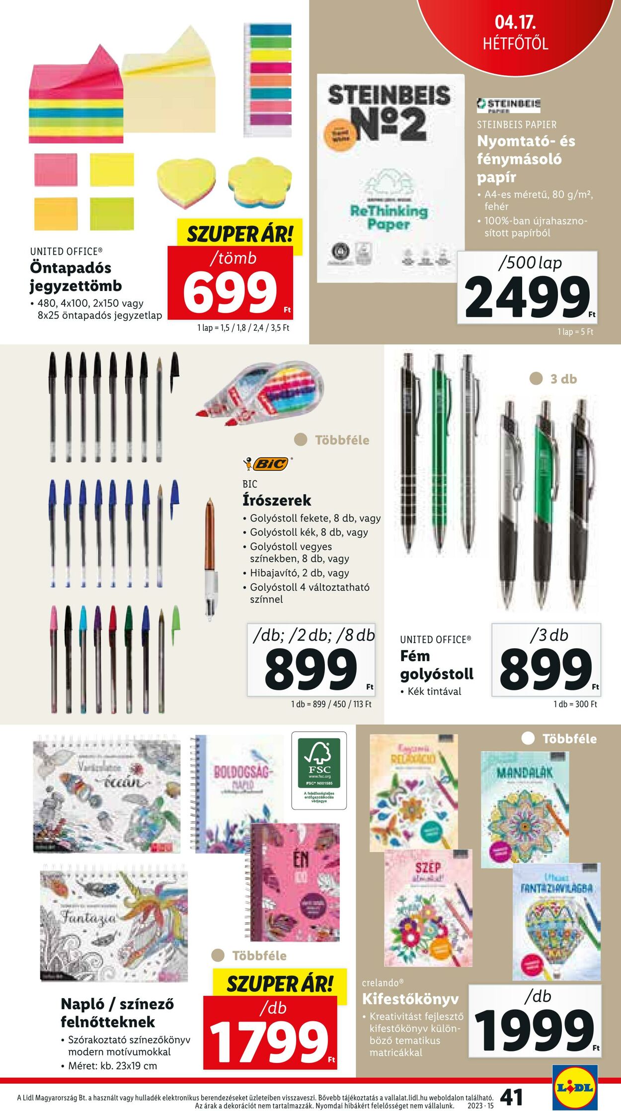 Flyer Lidl 13.04.2023 - 19.04.2023