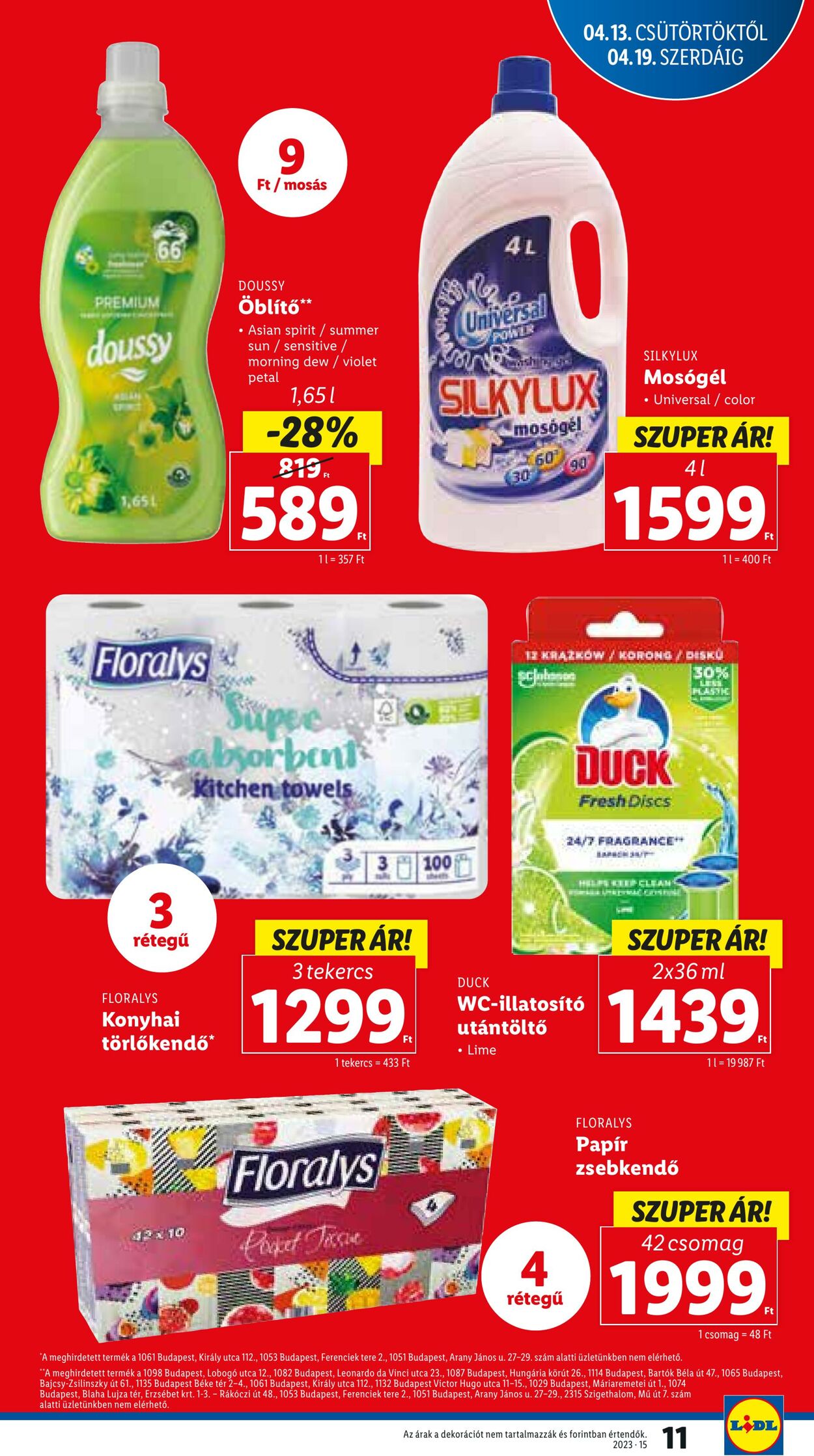 Flyer Lidl 13.04.2023 - 19.04.2023