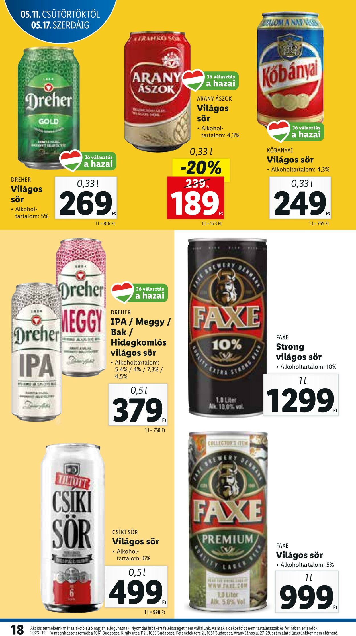 Flyer Lidl 11.05.2023 - 17.05.2023