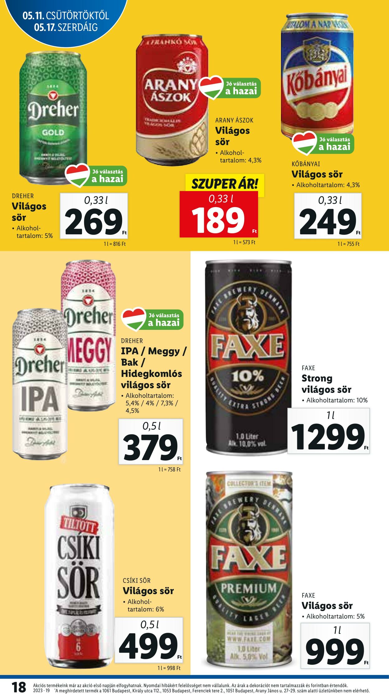 Flyer Lidl 11.05.2023 - 17.05.2023