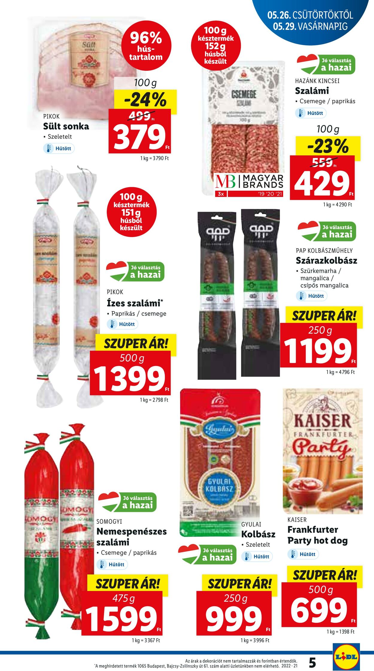 Flyer Lidl 26.05.2022 - 01.06.2022