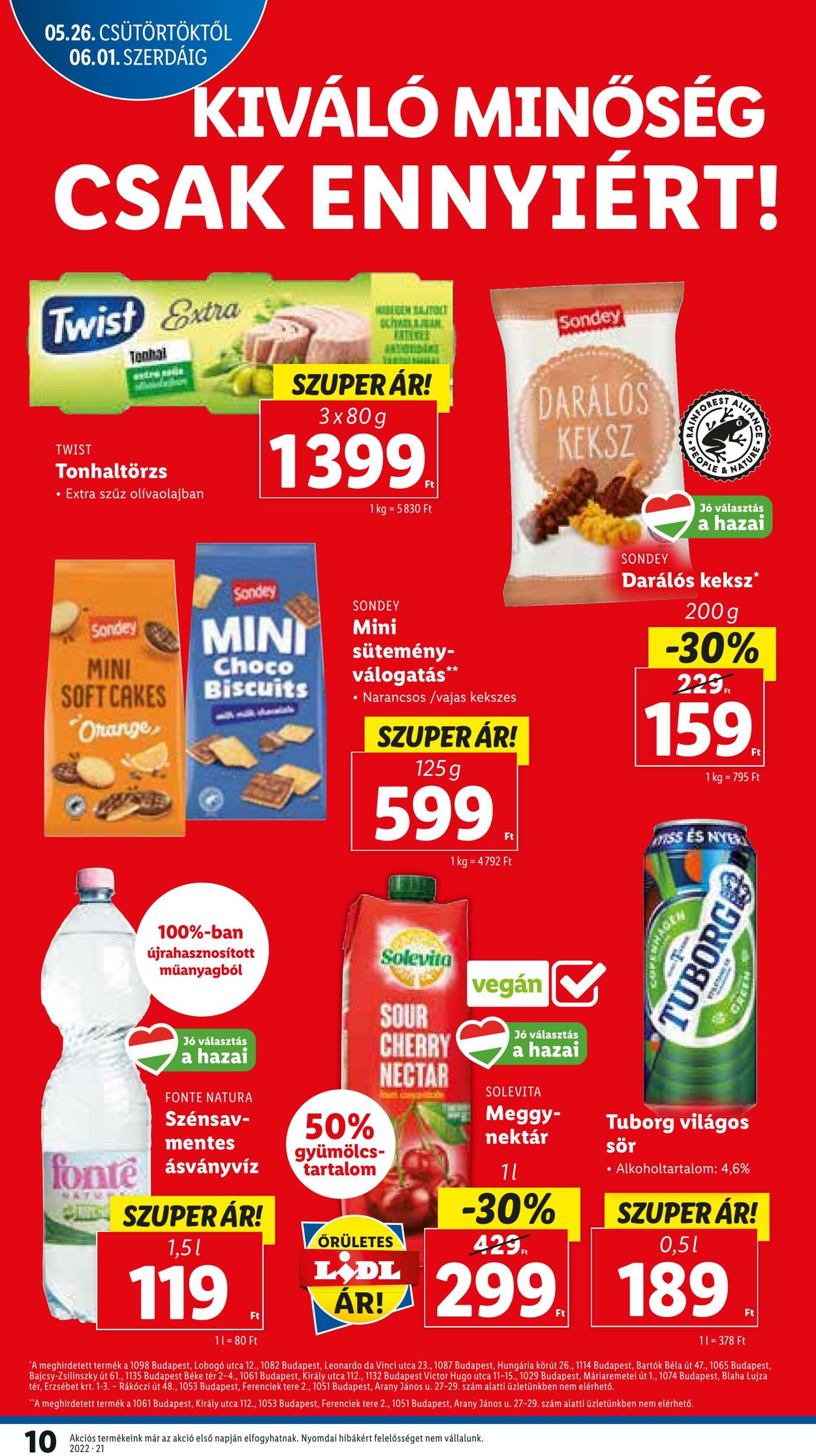 Flyer Lidl 26.05.2022 - 01.06.2022