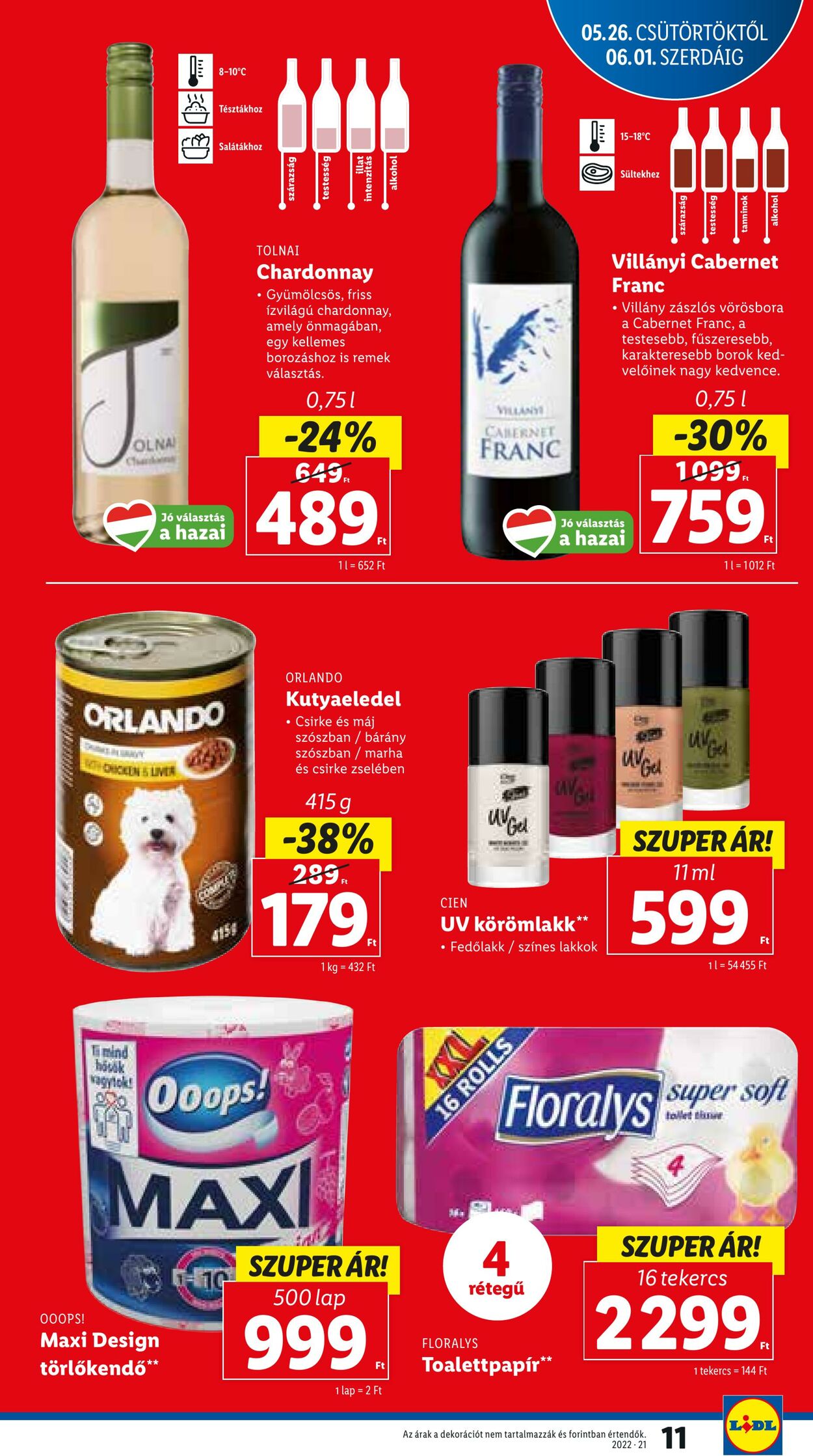 Flyer Lidl 26.05.2022 - 01.06.2022