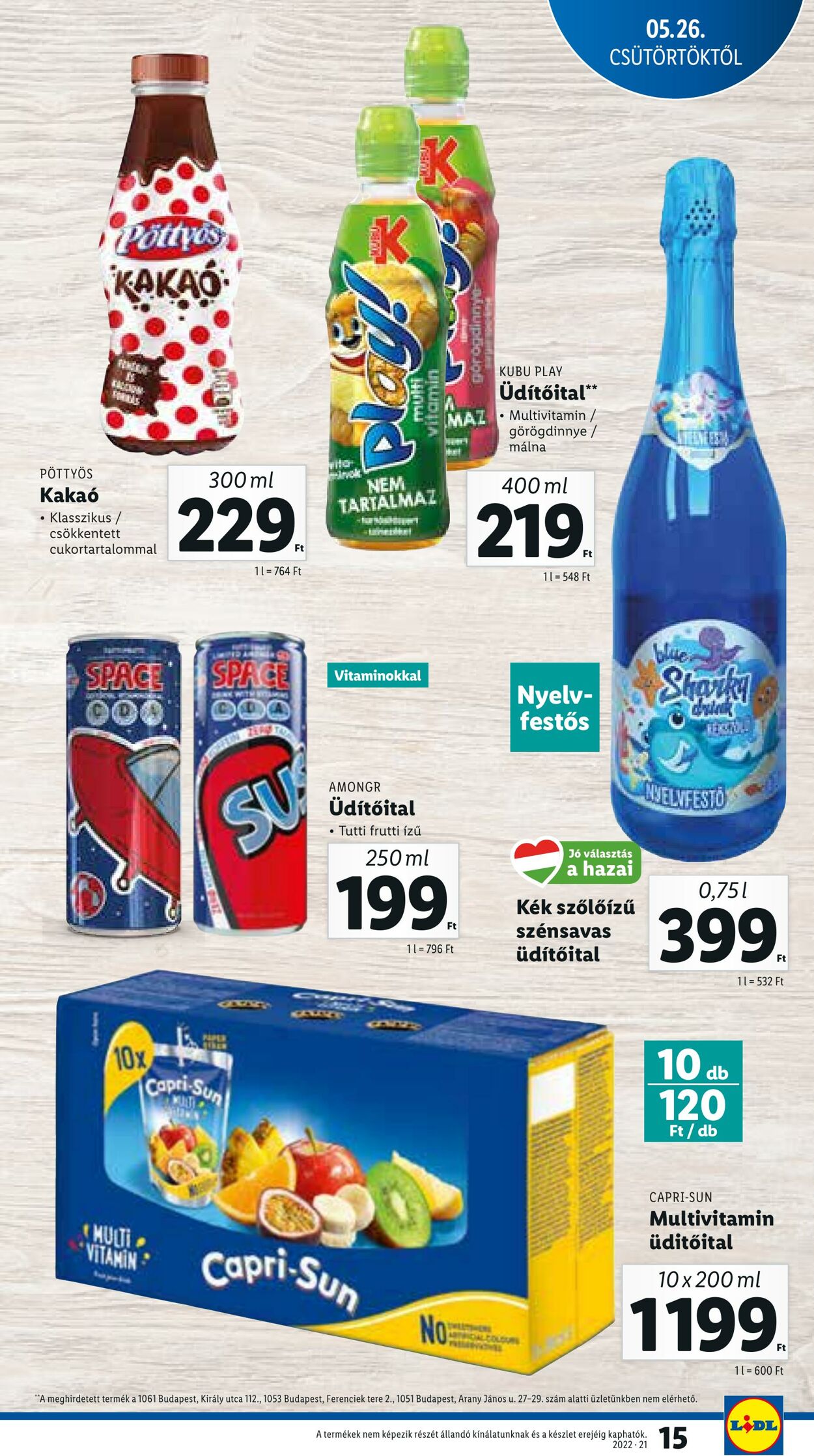 Flyer Lidl 26.05.2022 - 01.06.2022