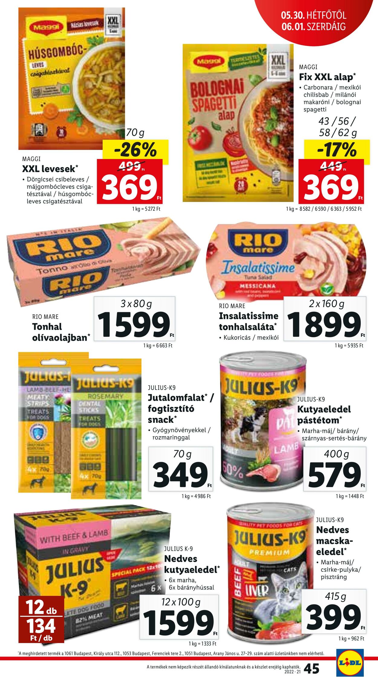 Flyer Lidl 26.05.2022 - 01.06.2022