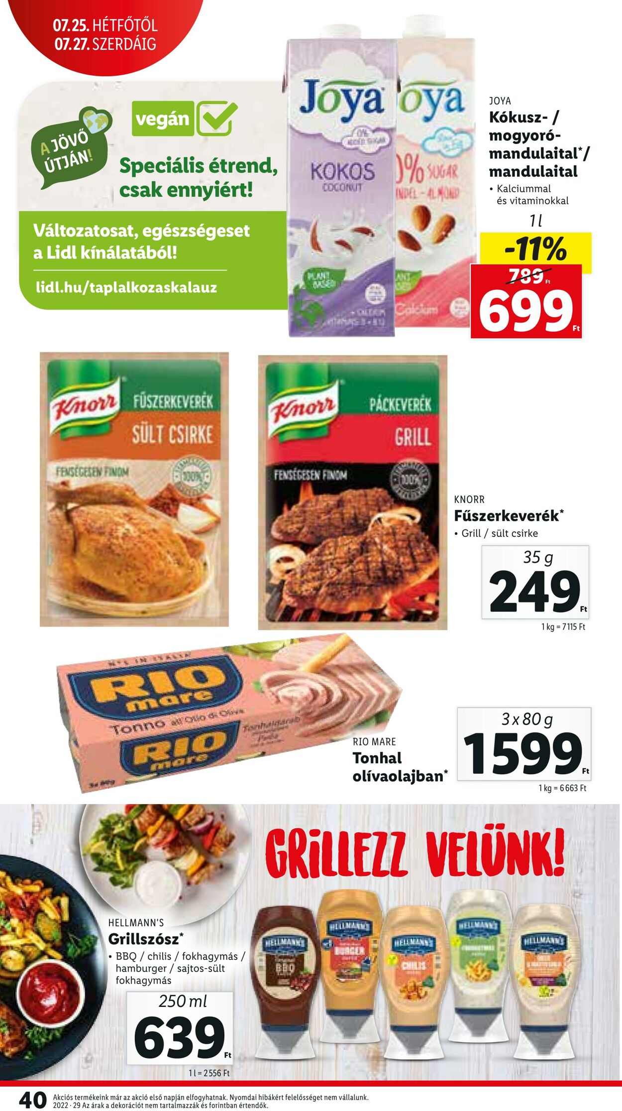 Flyer Lidl 21.07.2022 - 27.07.2022