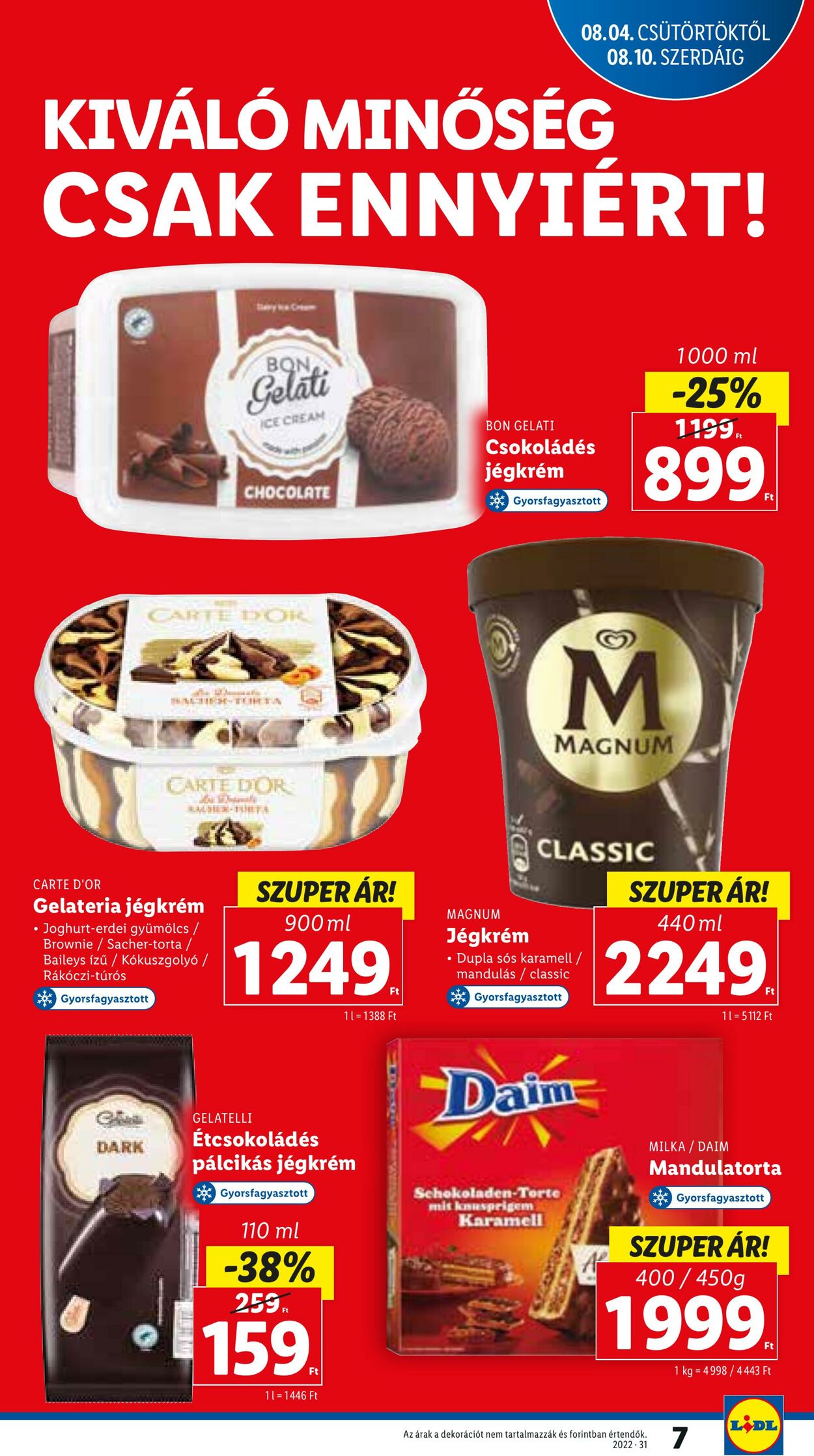 Flyer Lidl 04.08.2022 - 10.08.2022