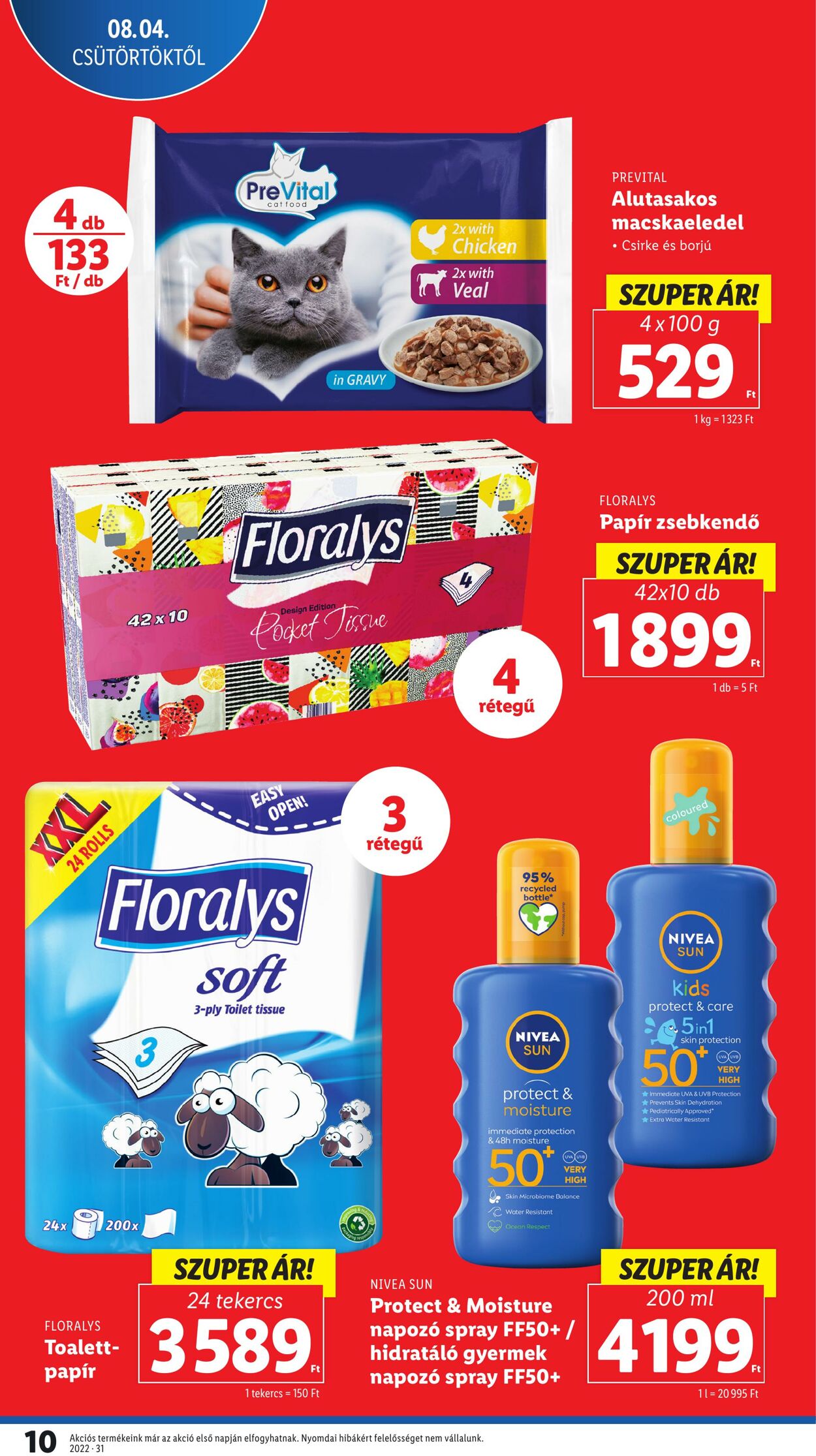 Flyer Lidl 04.08.2022 - 10.08.2022