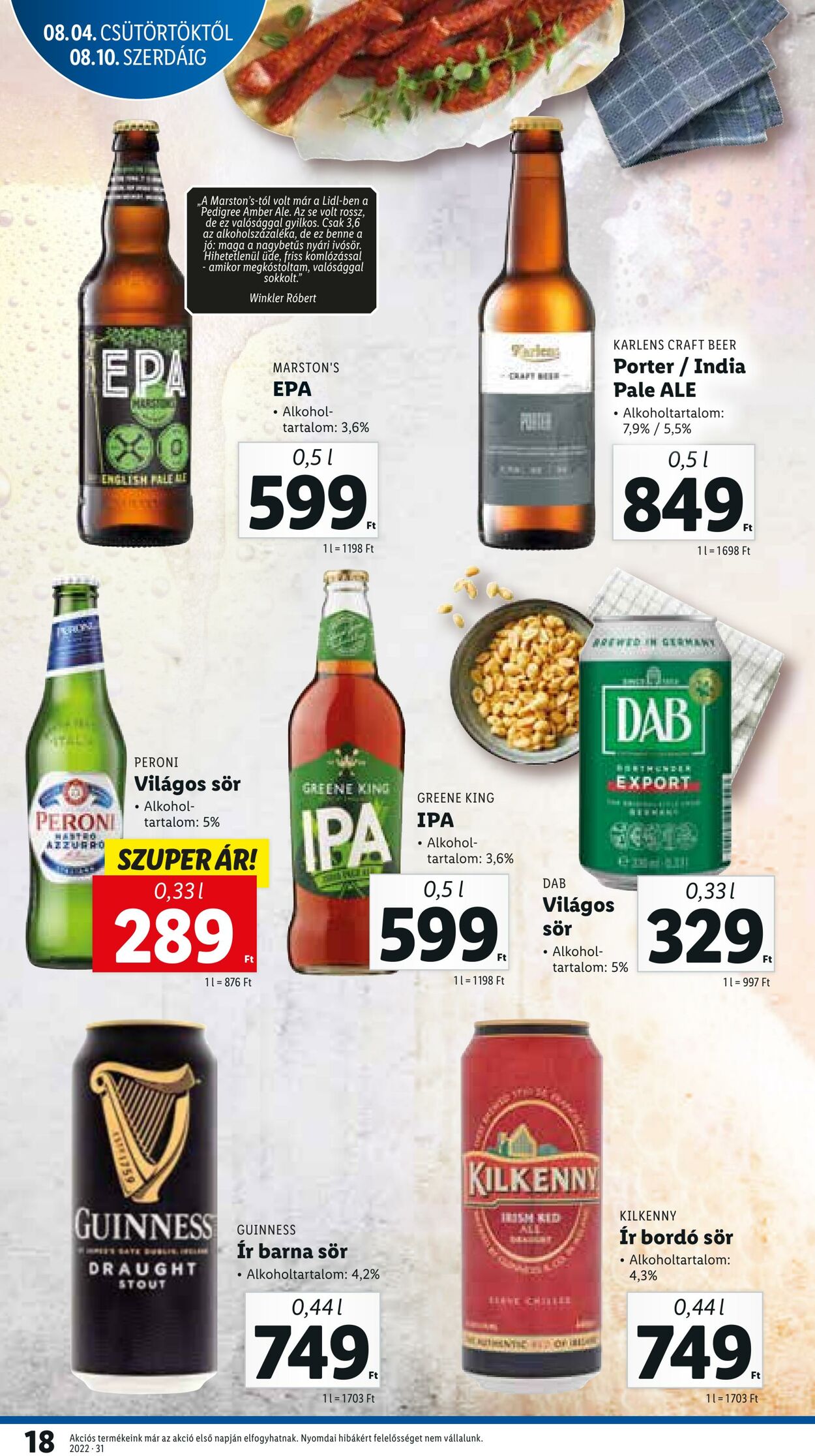 Flyer Lidl 04.08.2022 - 10.08.2022