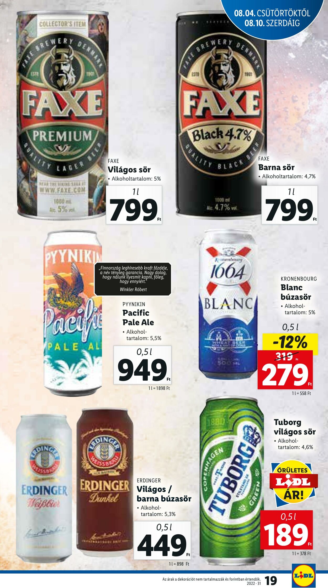 Flyer Lidl 04.08.2022 - 10.08.2022