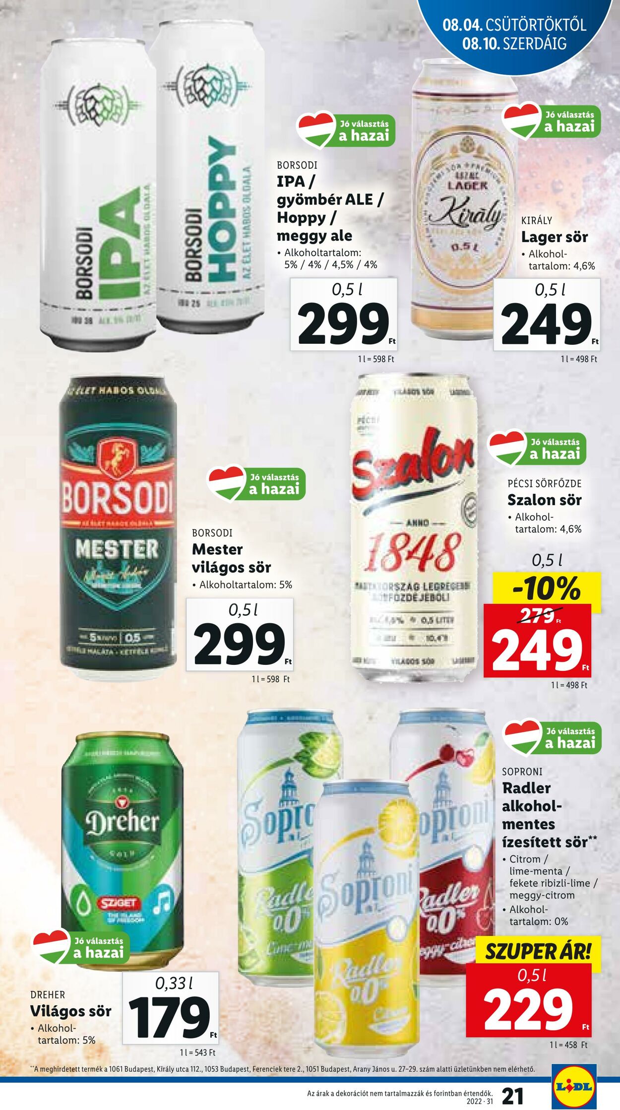 Flyer Lidl 04.08.2022 - 10.08.2022