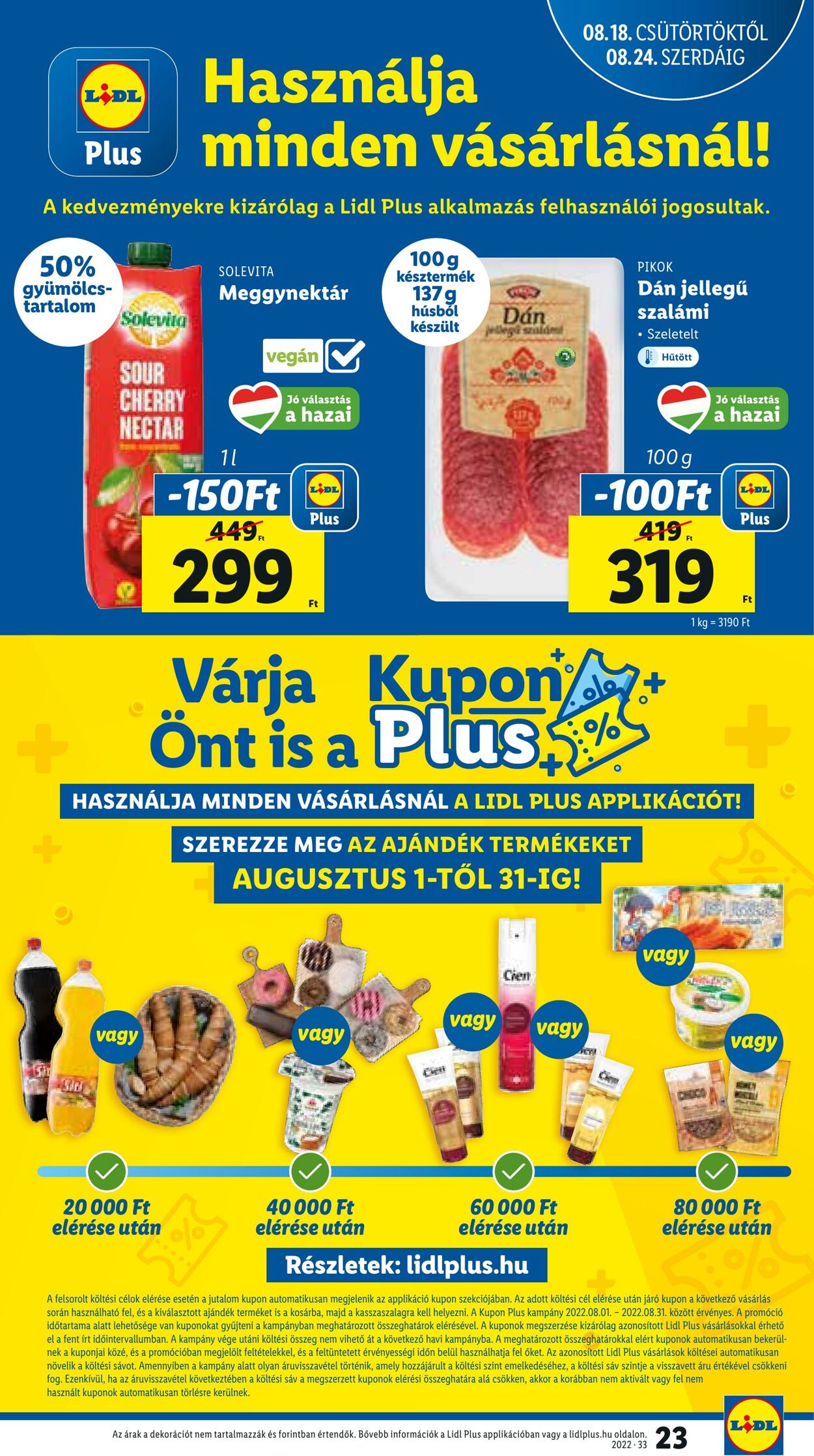 Flyer Lidl 18.08.2022 - 24.08.2022