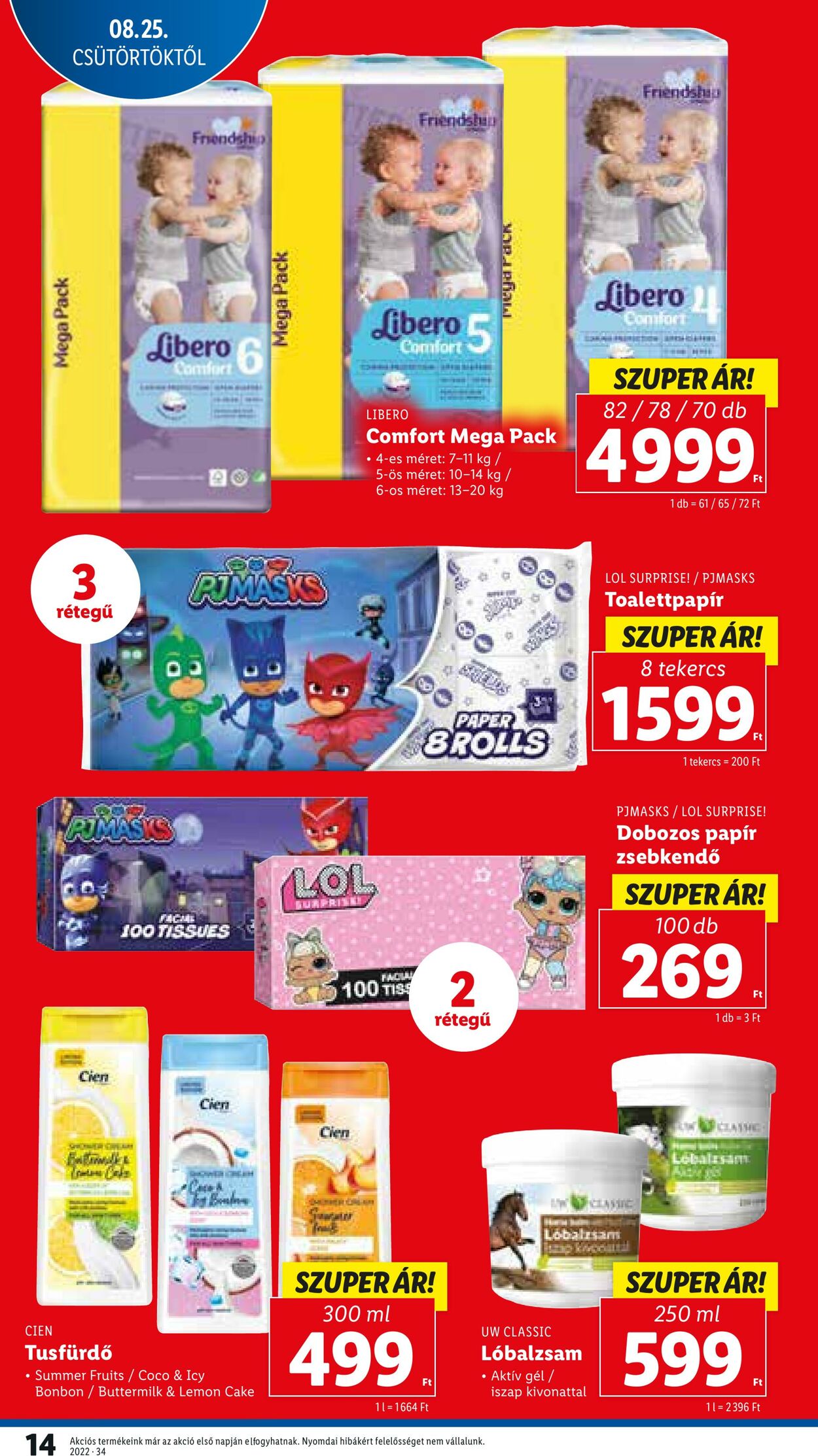 Flyer Lidl 25.08.2022 - 31.08.2022