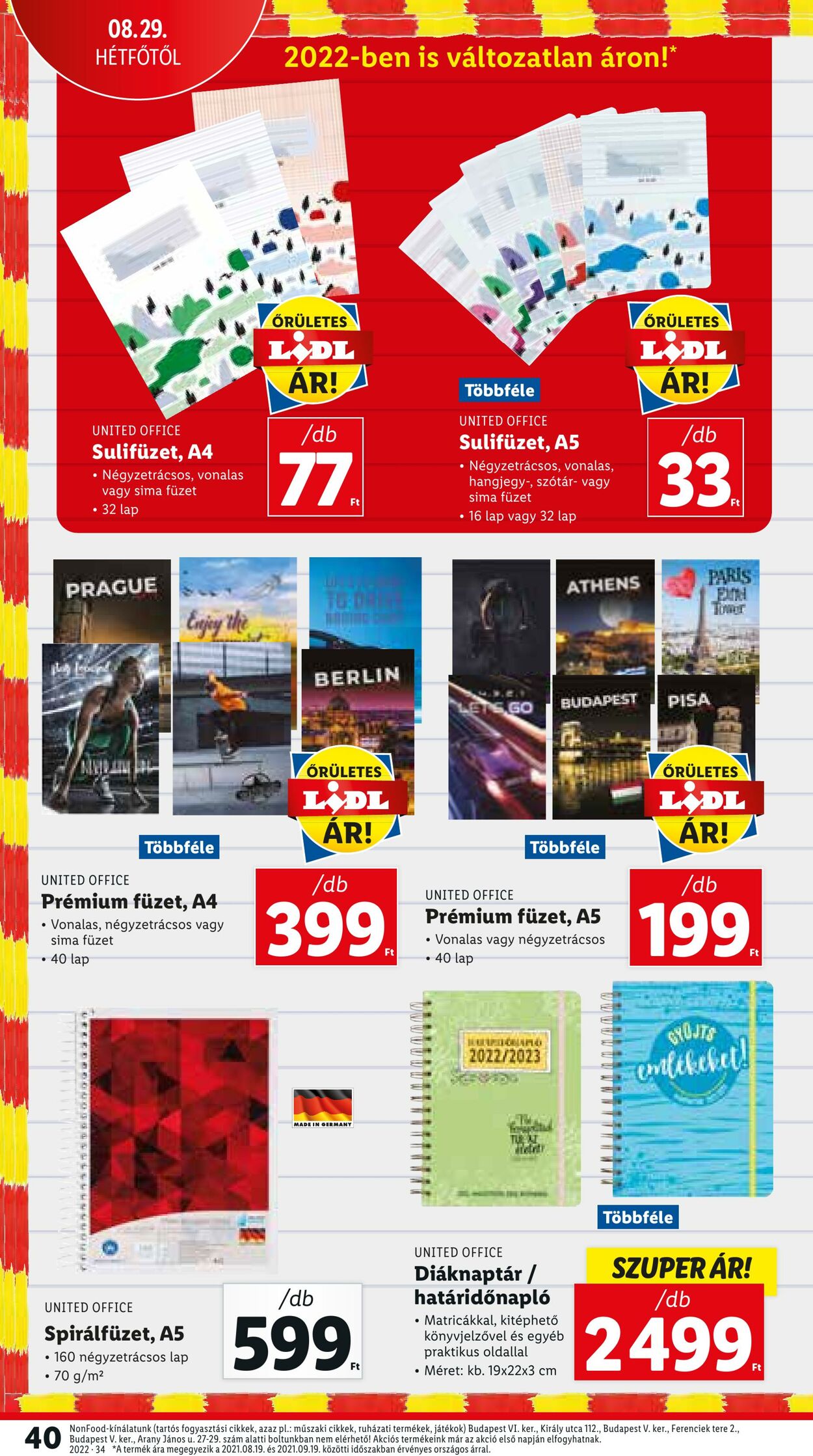 Flyer Lidl 25.08.2022 - 31.08.2022