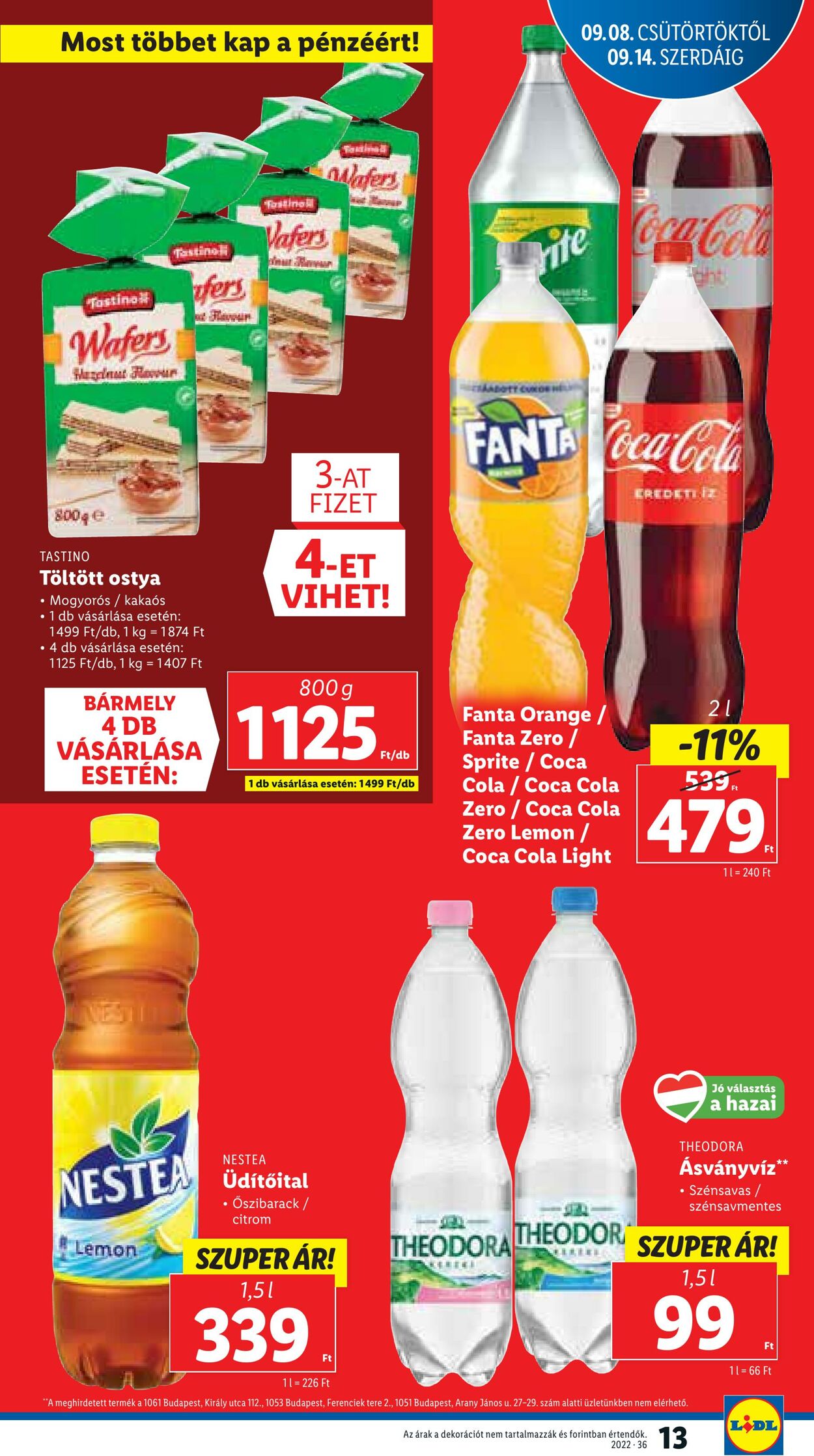 Flyer Lidl 08.09.2022 - 14.09.2022