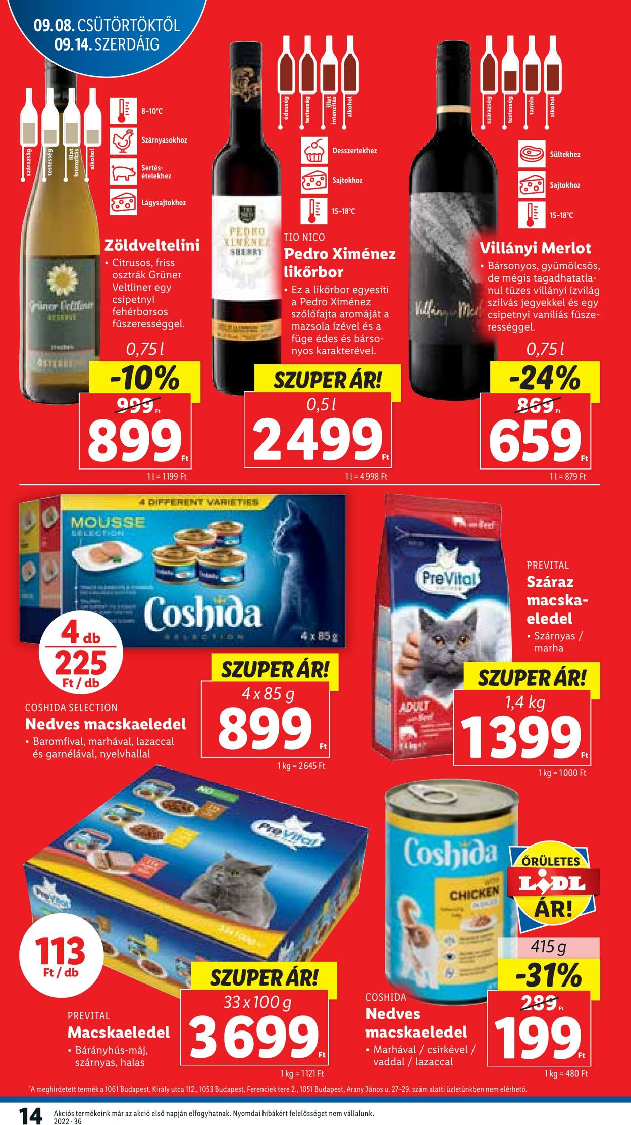 Flyer Lidl 08.09.2022 - 14.09.2022