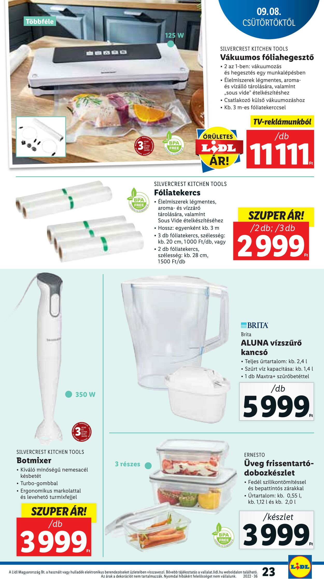 Flyer Lidl 08.09.2022 - 14.09.2022