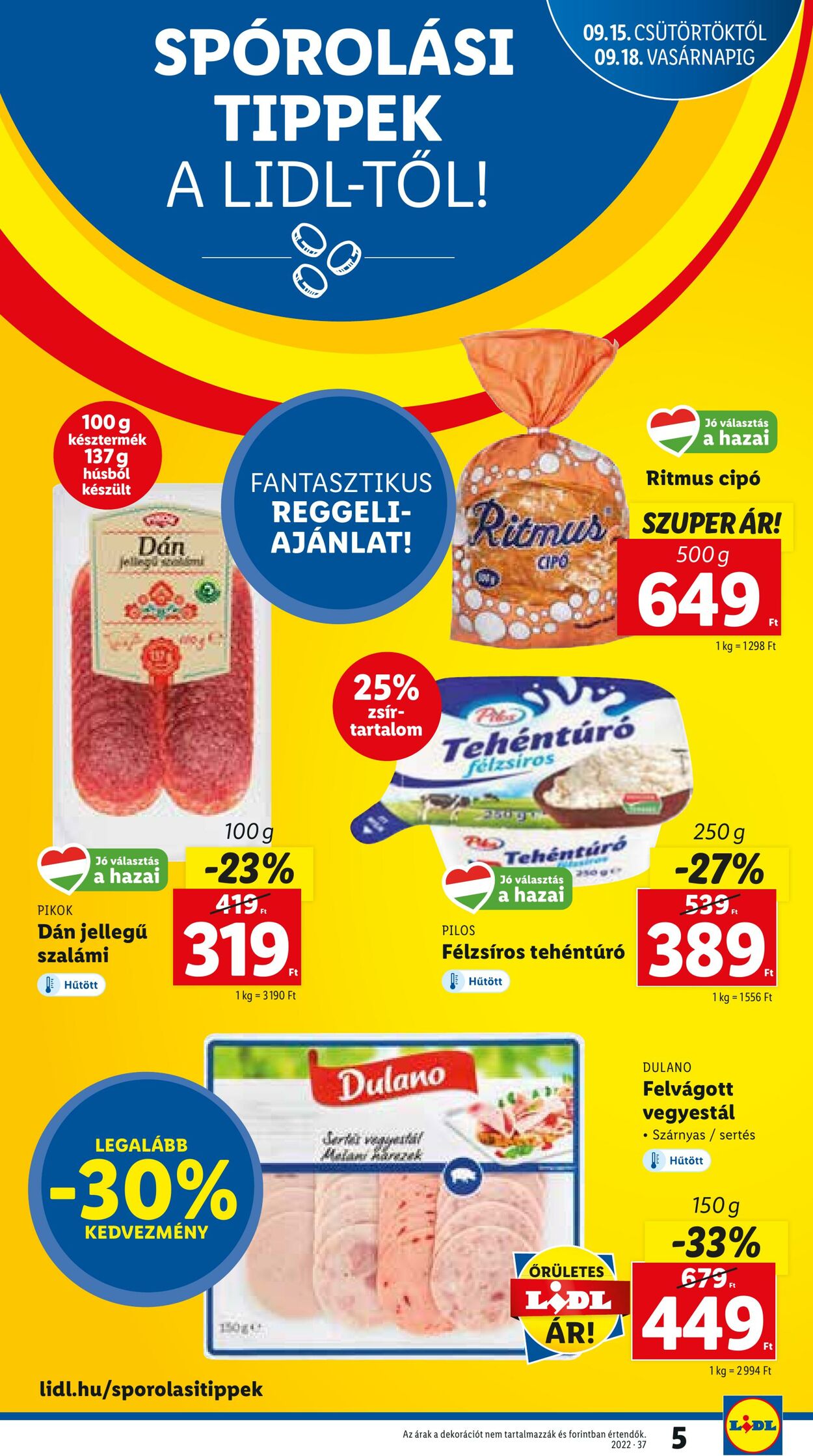 Flyer Lidl 15.09.2022 - 21.09.2022