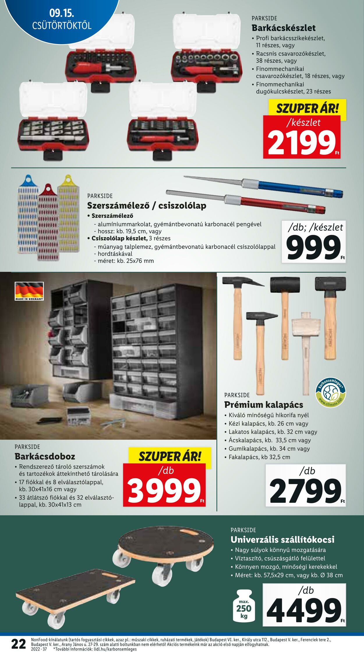 Flyer Lidl 15.09.2022 - 21.09.2022