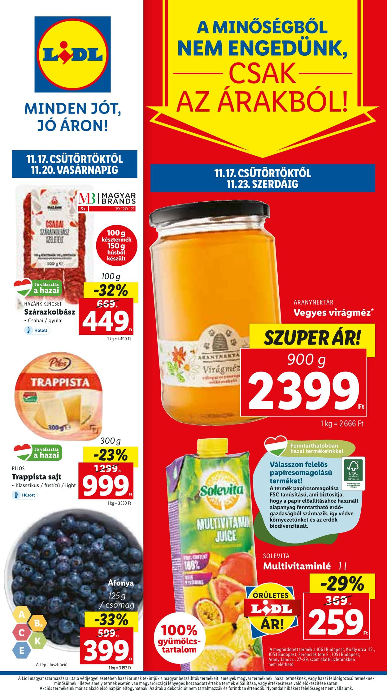 Flyer Lidl 17.11.2022 - 23.11.2022