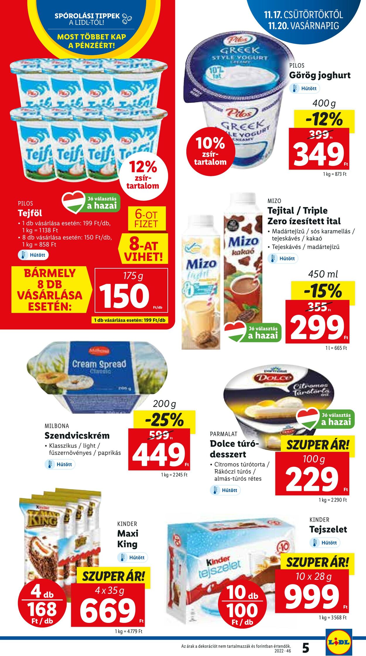 Flyer Lidl 17.11.2022 - 23.11.2022