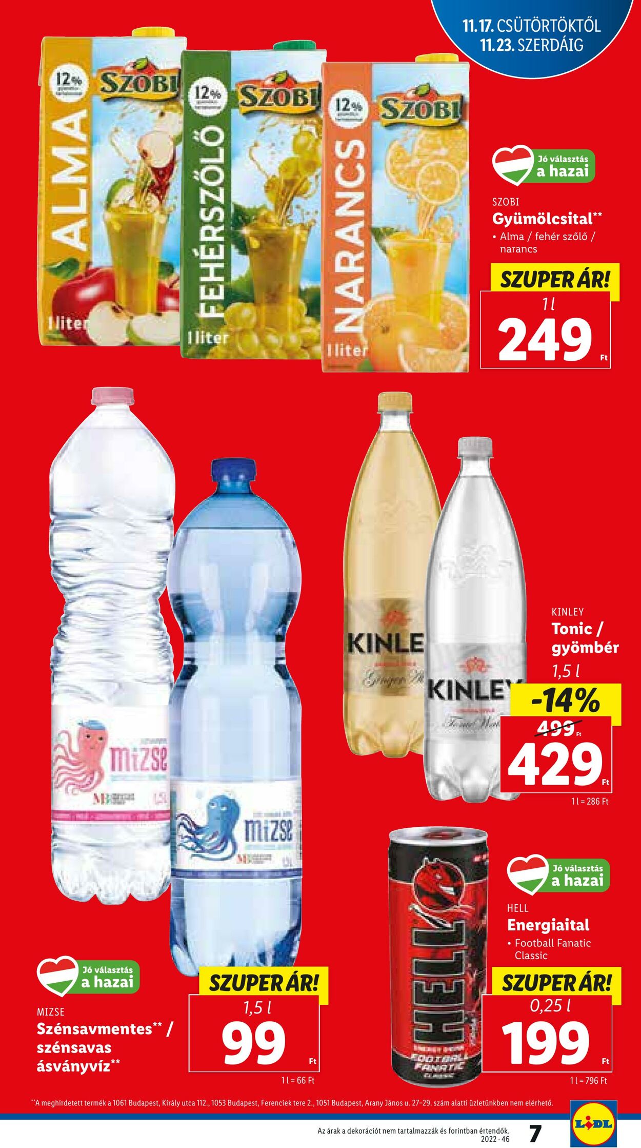 Flyer Lidl 17.11.2022 - 23.11.2022