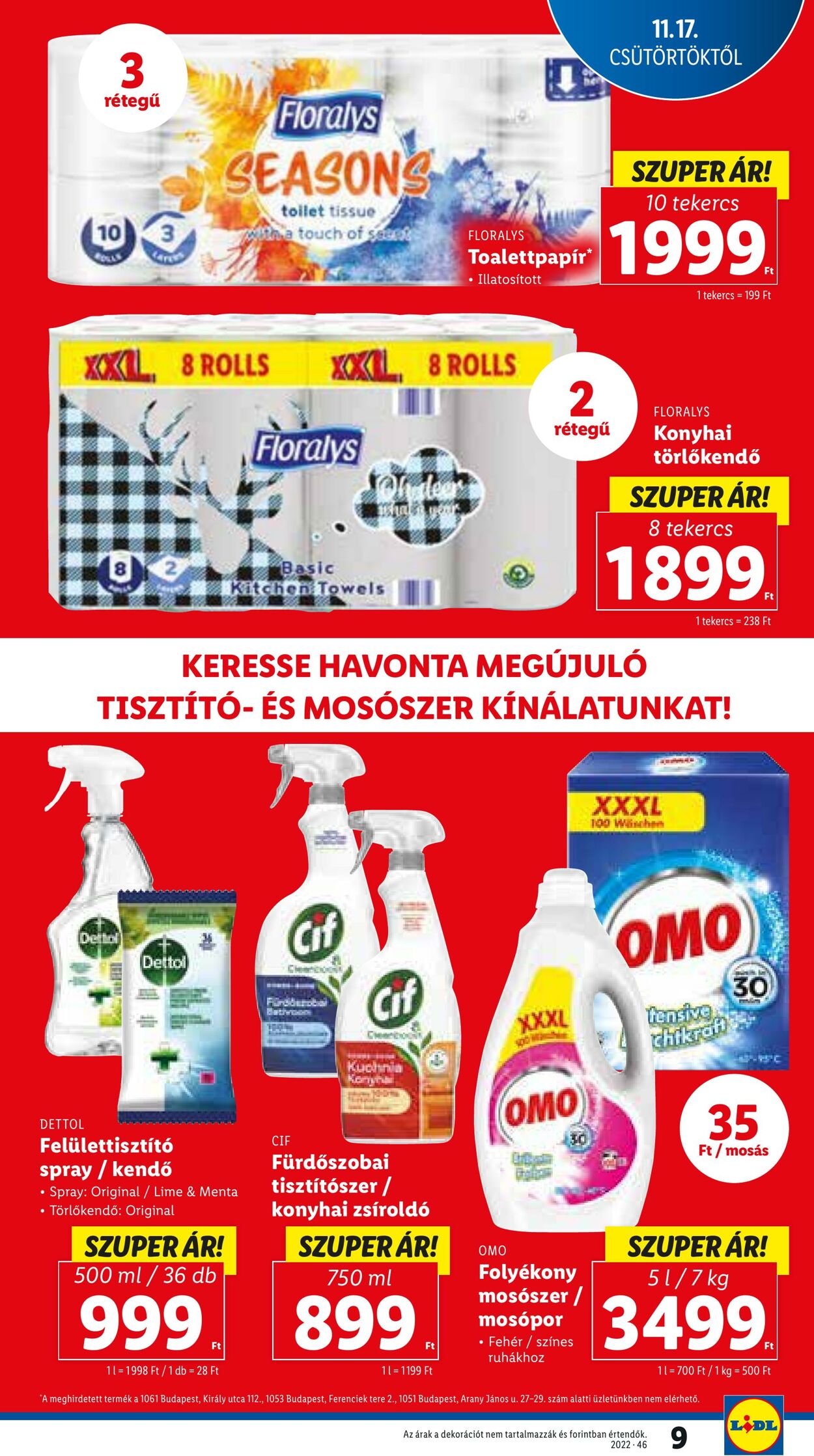 Flyer Lidl 17.11.2022 - 23.11.2022