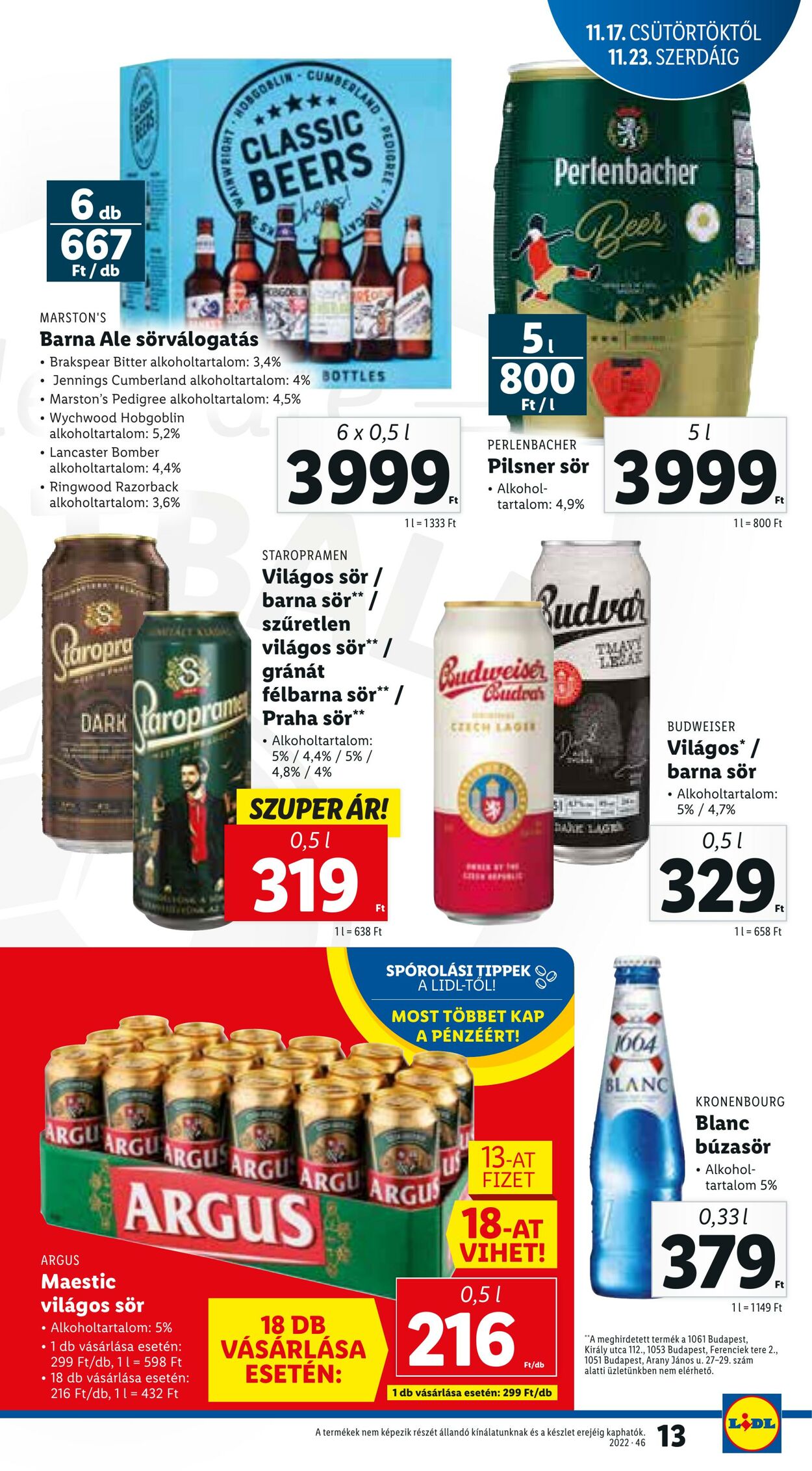 Flyer Lidl 17.11.2022 - 23.11.2022