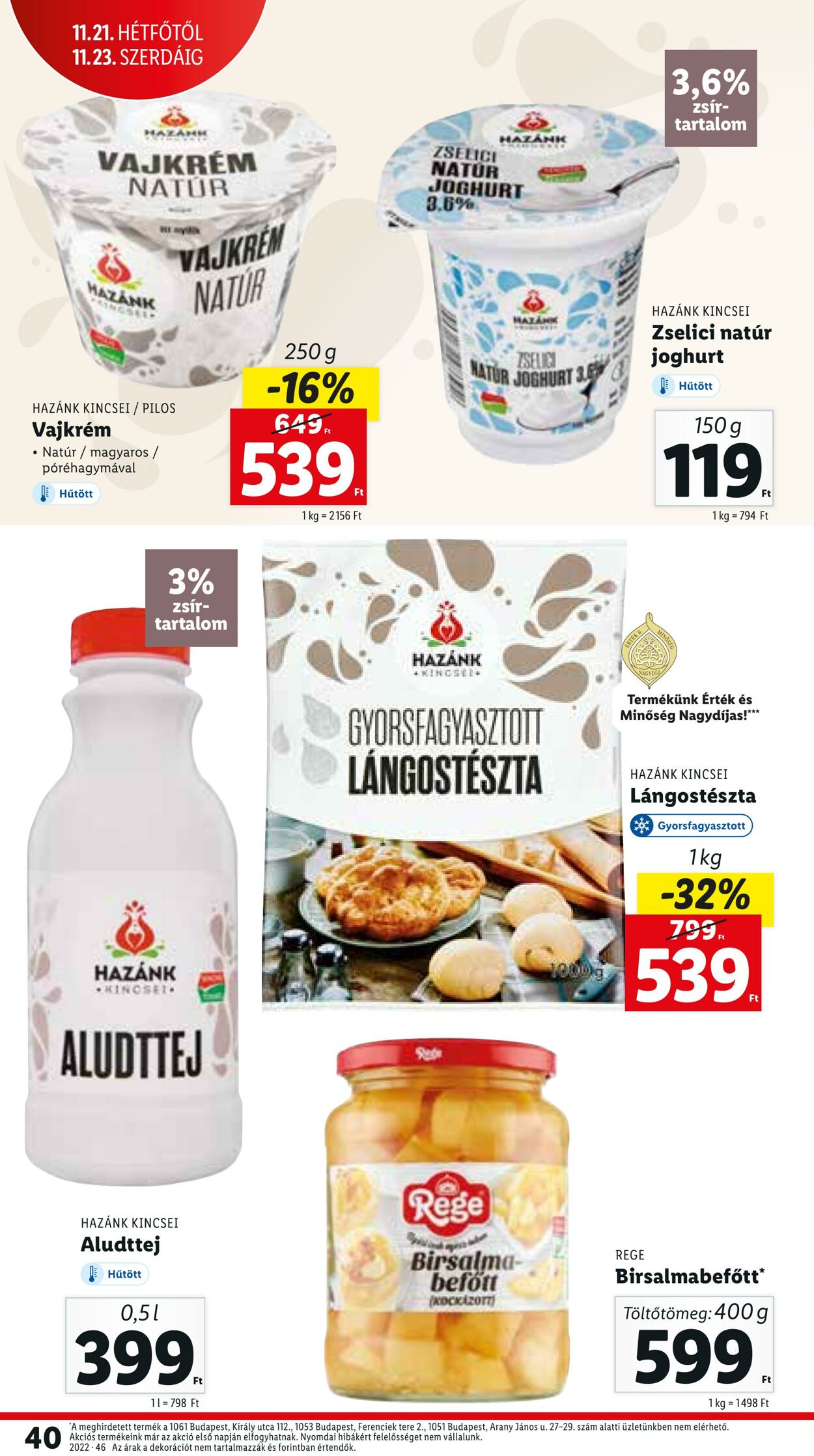 Flyer Lidl 17.11.2022 - 23.11.2022